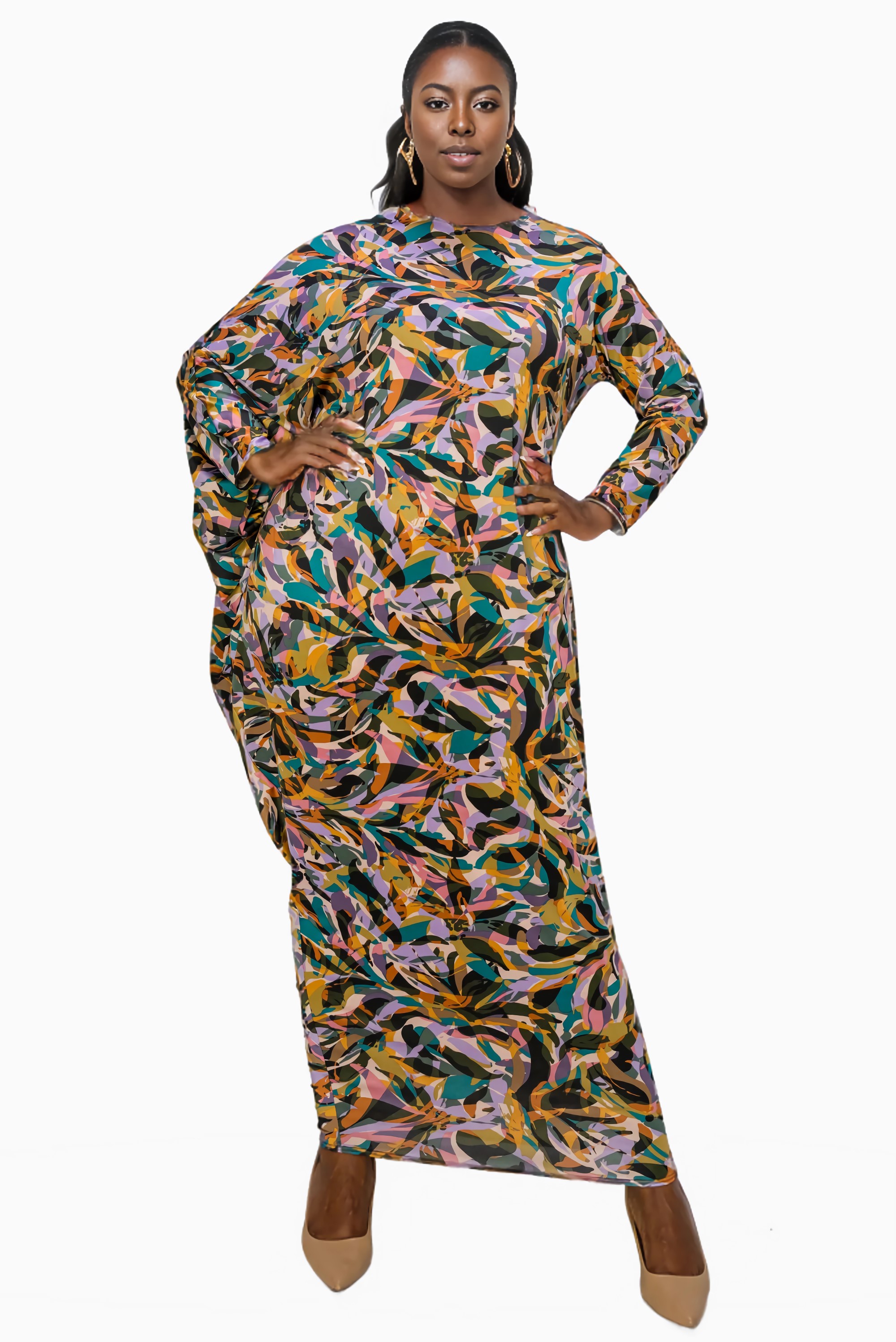 Aurora Asymmetrical Maxi Dress - L I V D