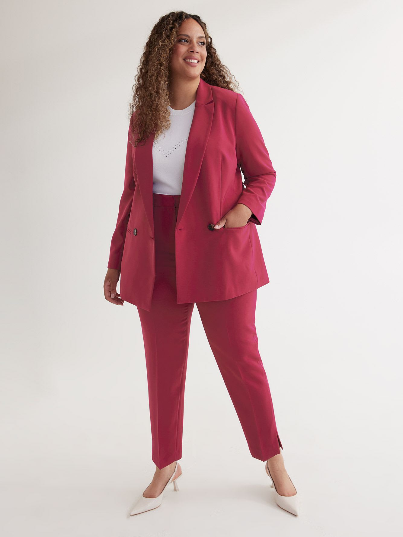 Tapered-Leg City Pant