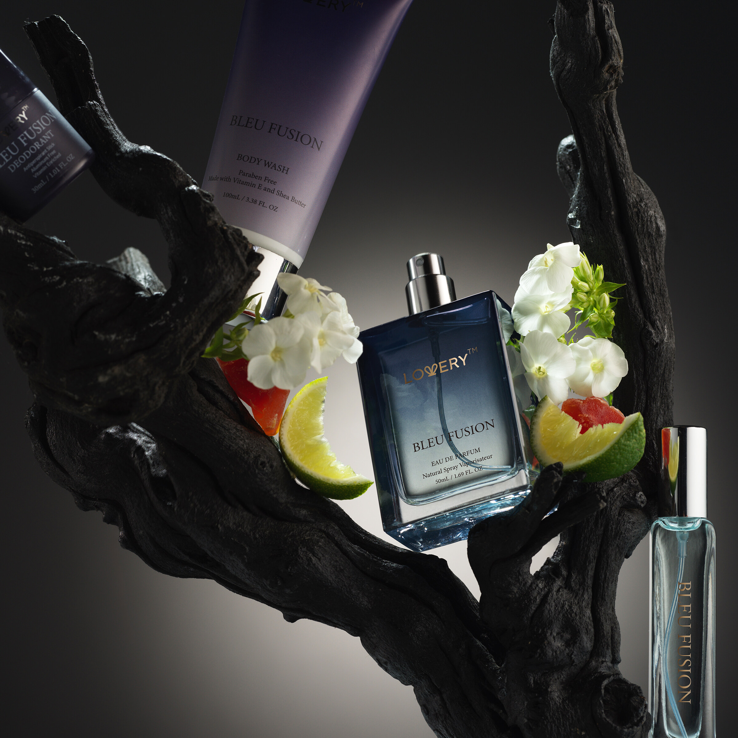 5-Pc. Bleu Fusion Bath & Body Care Gift Set with Perfume, Cologne & More