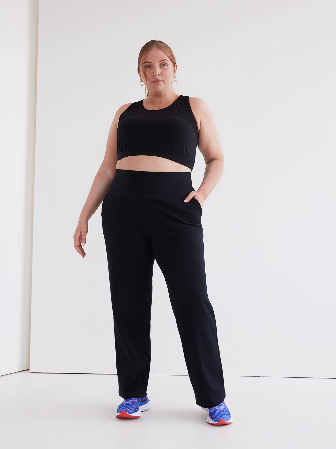 Petite, Basic Relaxed Pant - Active Zone