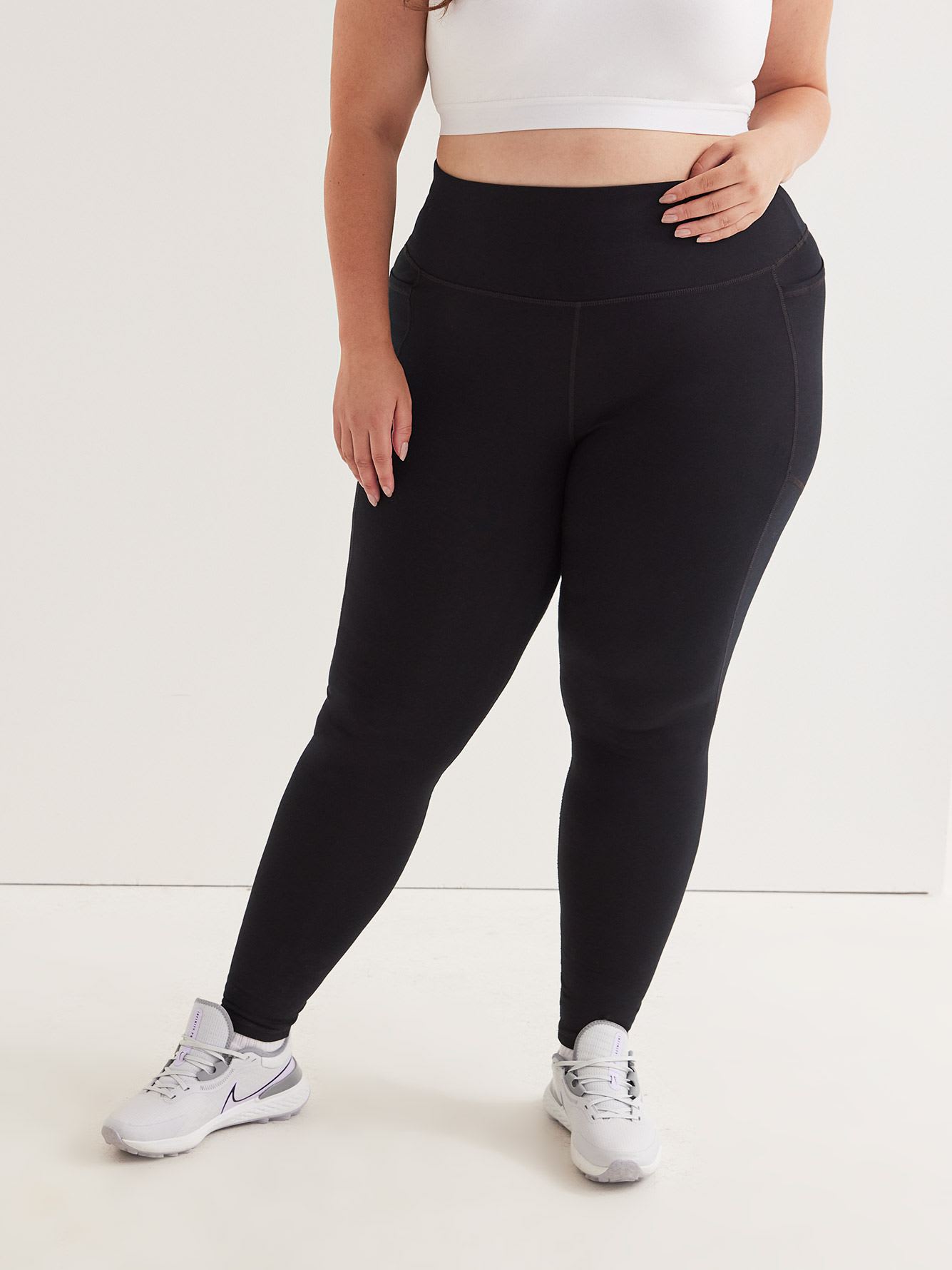 Petite, Basic Legging with Pockets - Active Zone