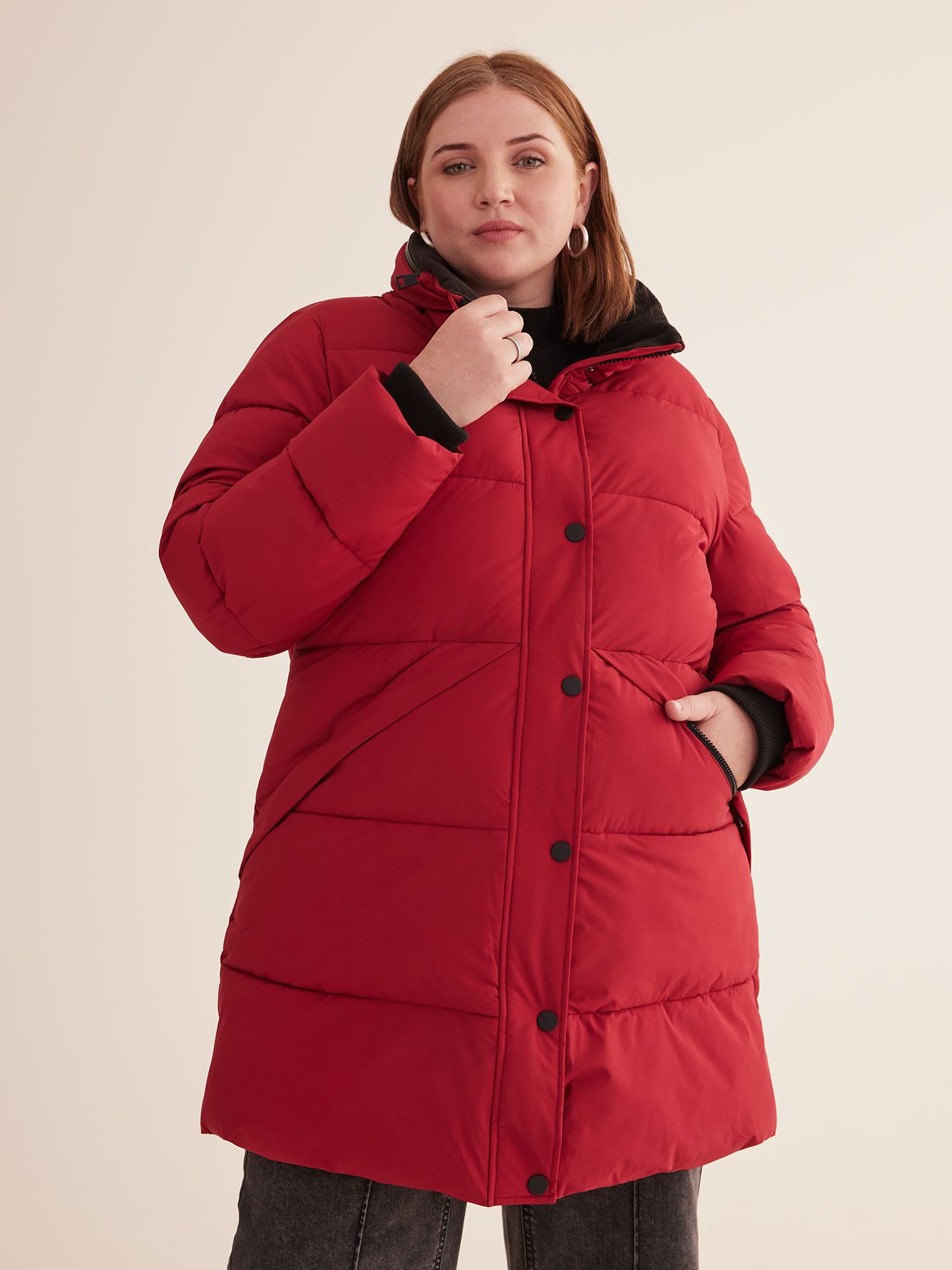 Responsible, Puffer Jacket with Hidden Hood