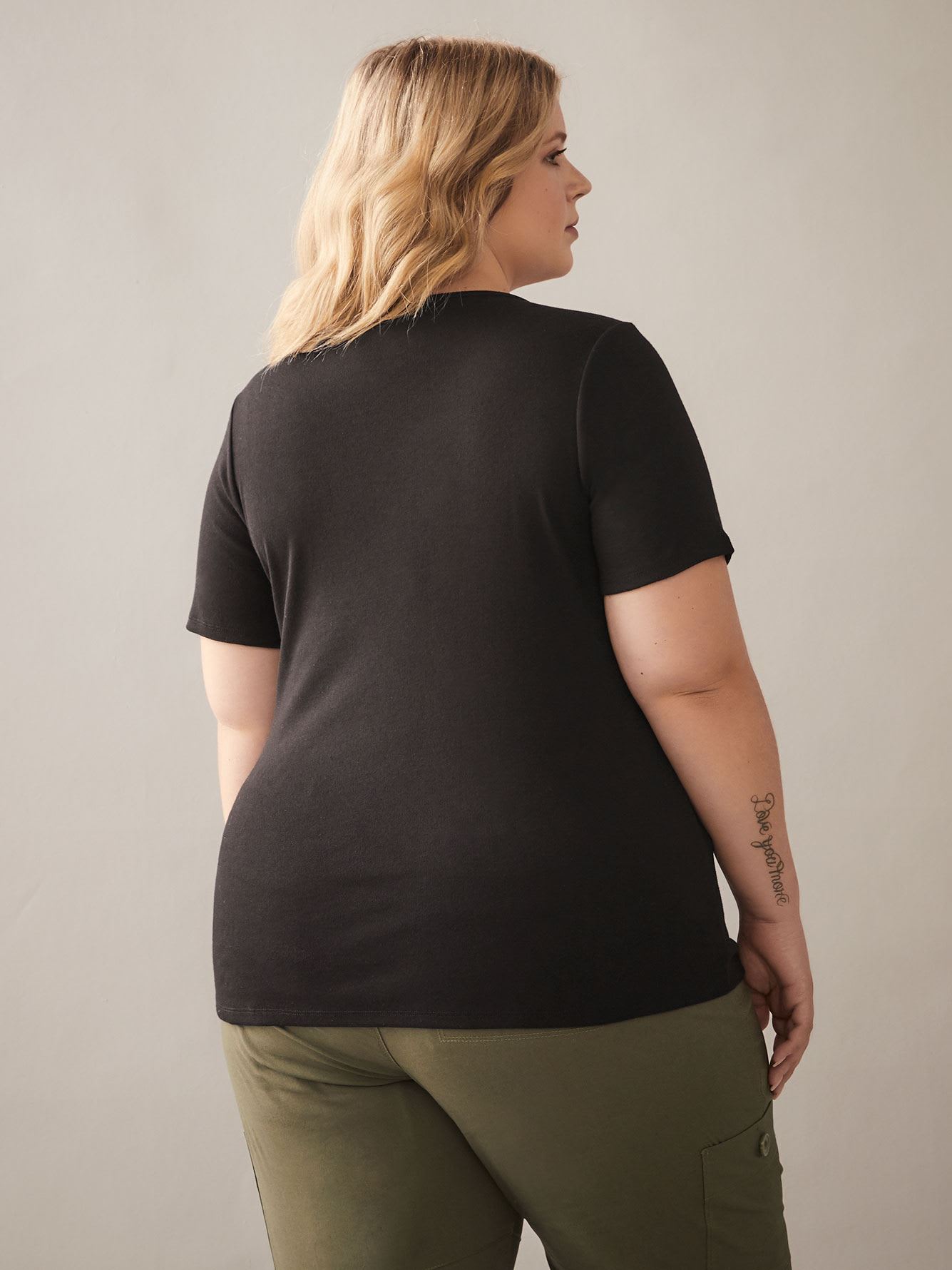 Split-Neck Girlfriend T-Shirt - In Every Story