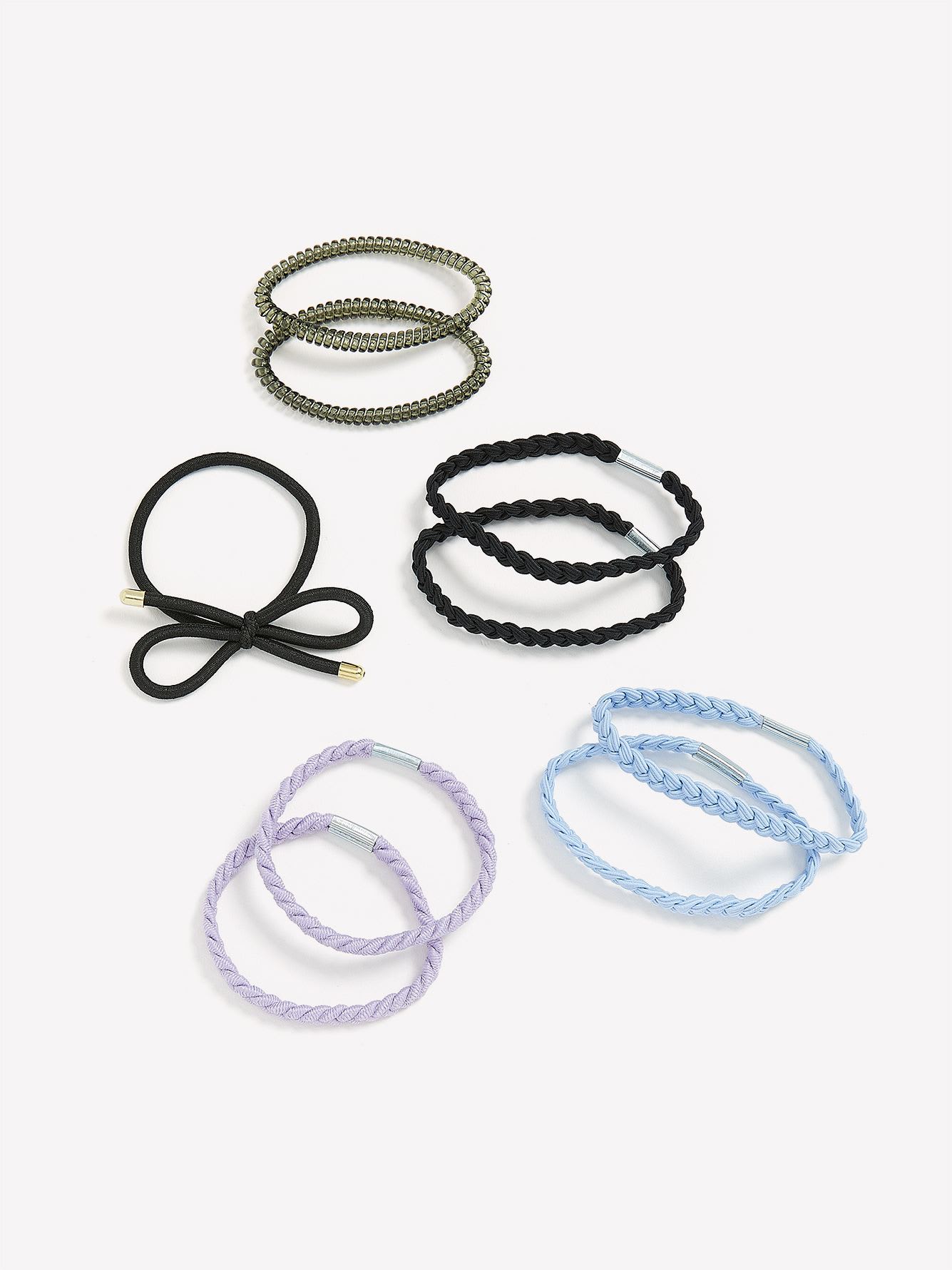 Hair Elastics, Set of 9 - Active Zone