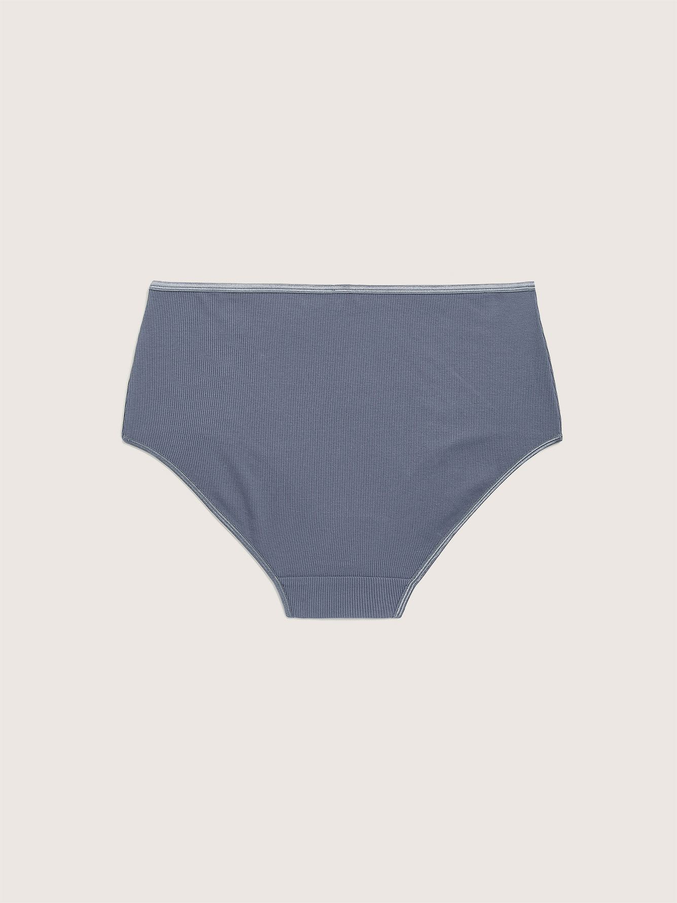 Solid Ribbed Cotton Brief - ti Voglio