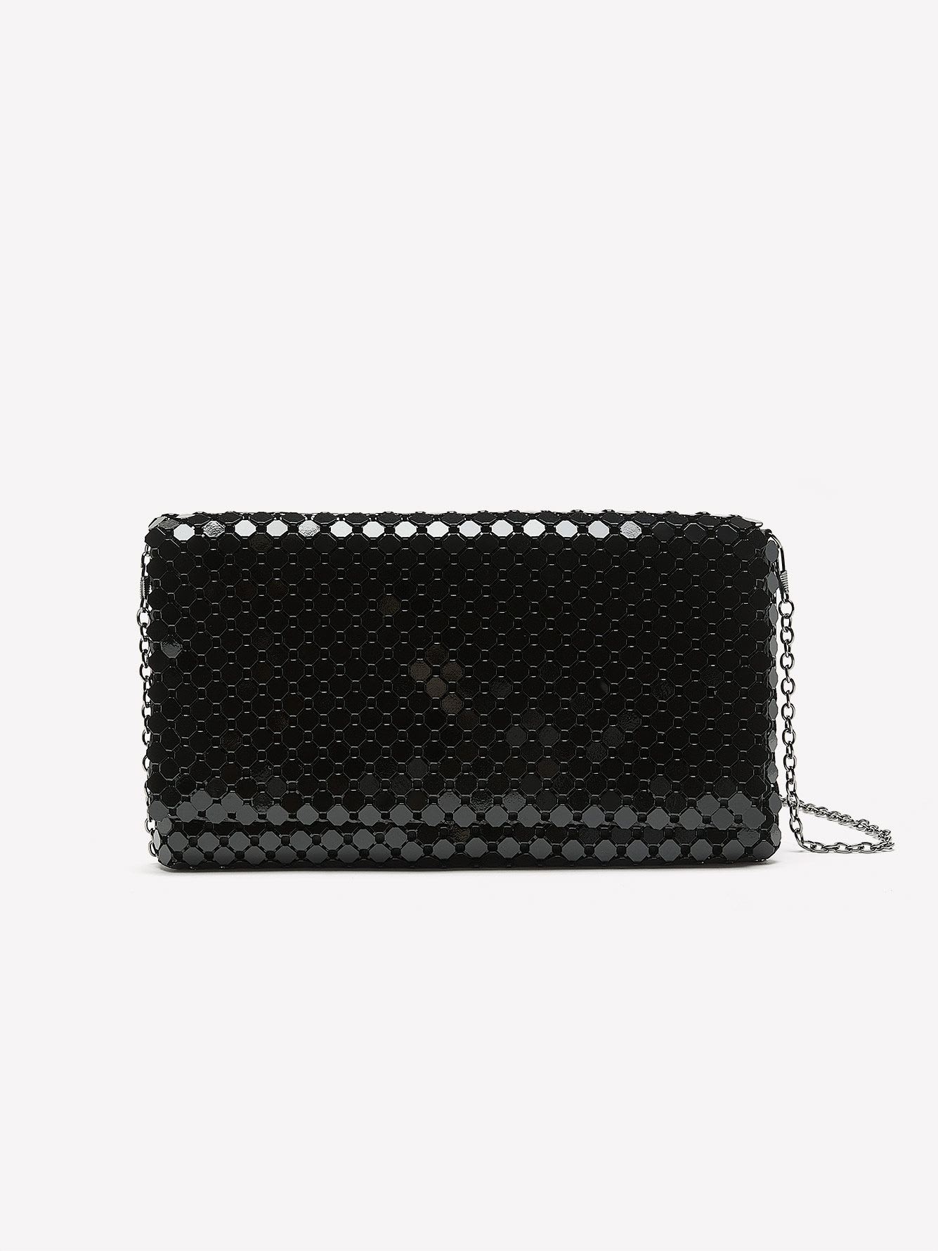 Black Sequins Clutch