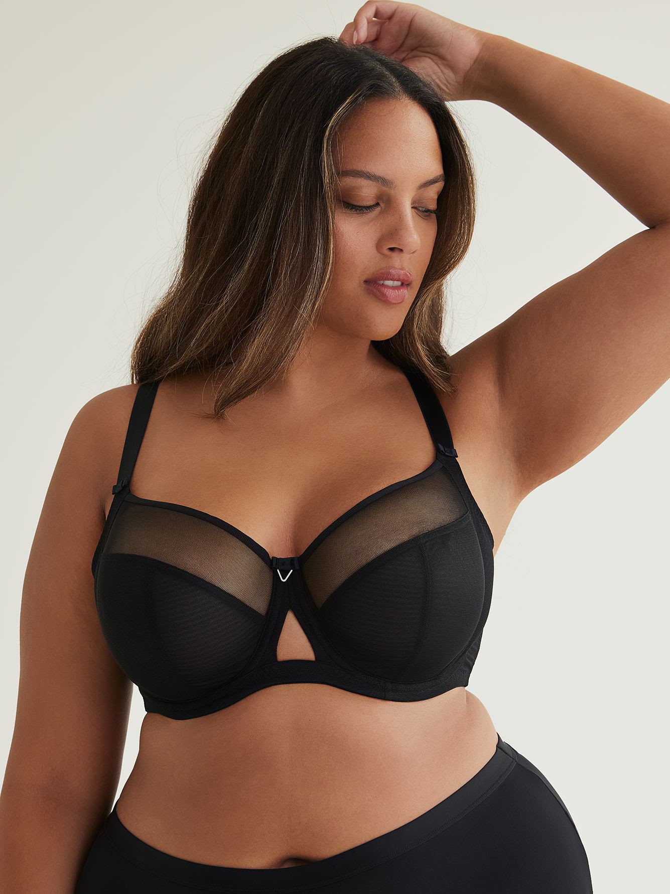 Underwire Balconette Mesh Bra - Curvy Kate