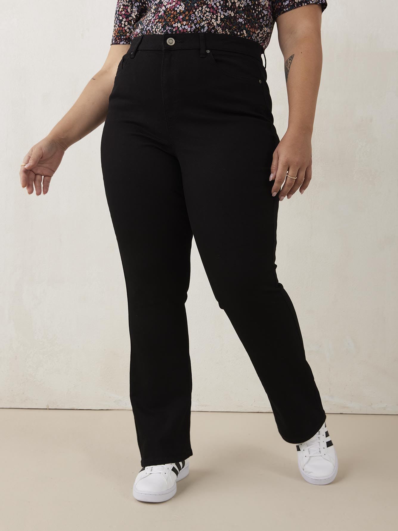 Responsible, Petite, Curvy Fit Bootcut Leg Jeans - d/C Jeans