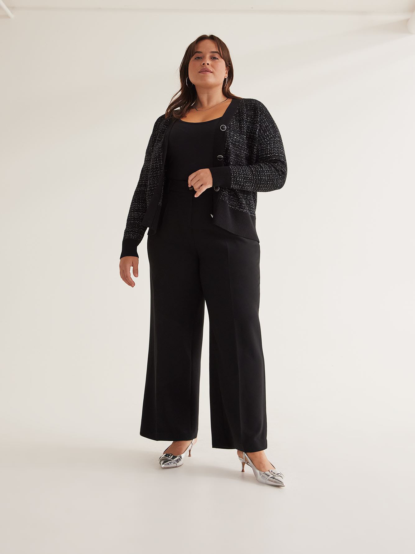 Wide-Leg City Pant