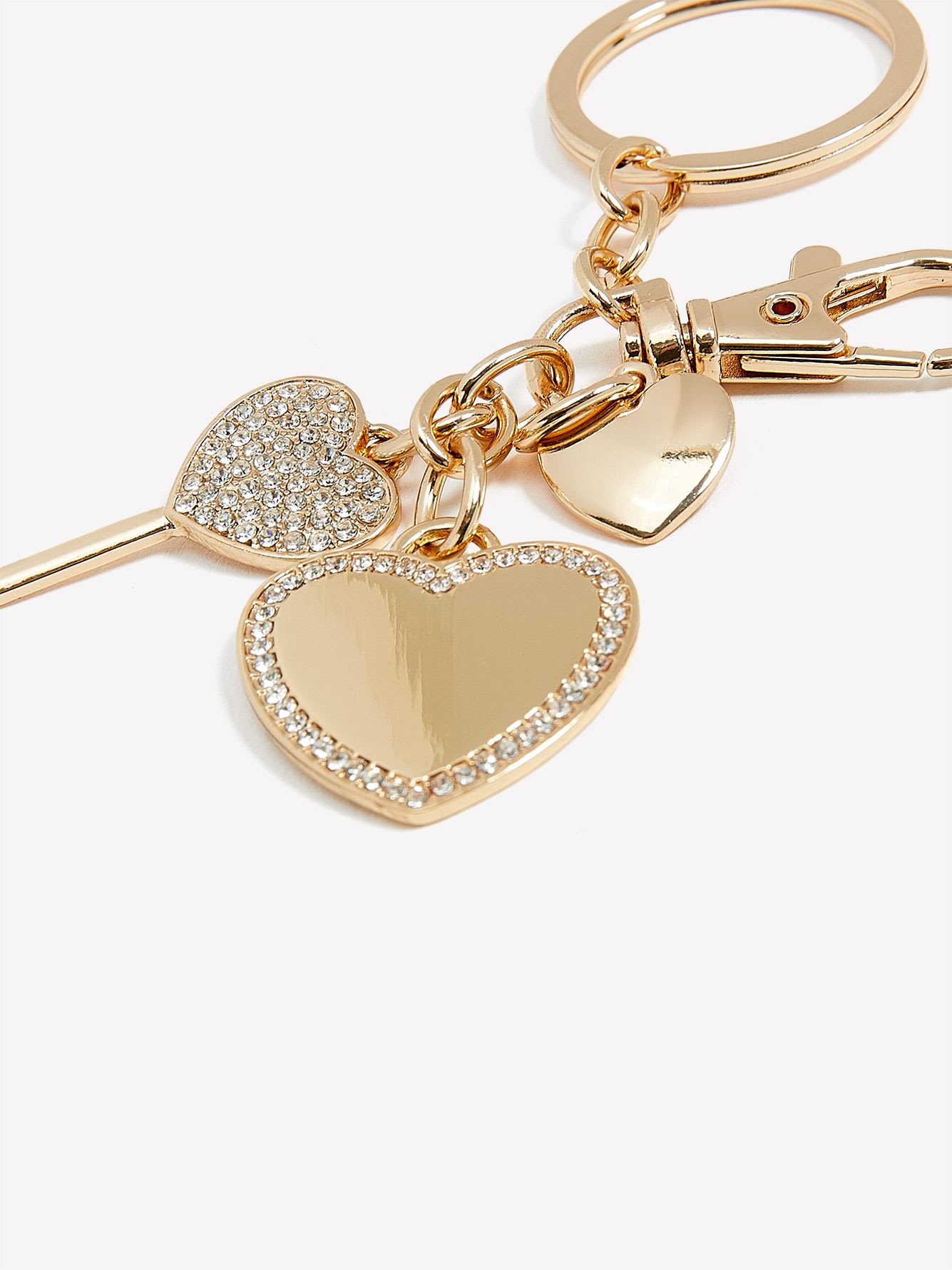 Golden Heart Keychain