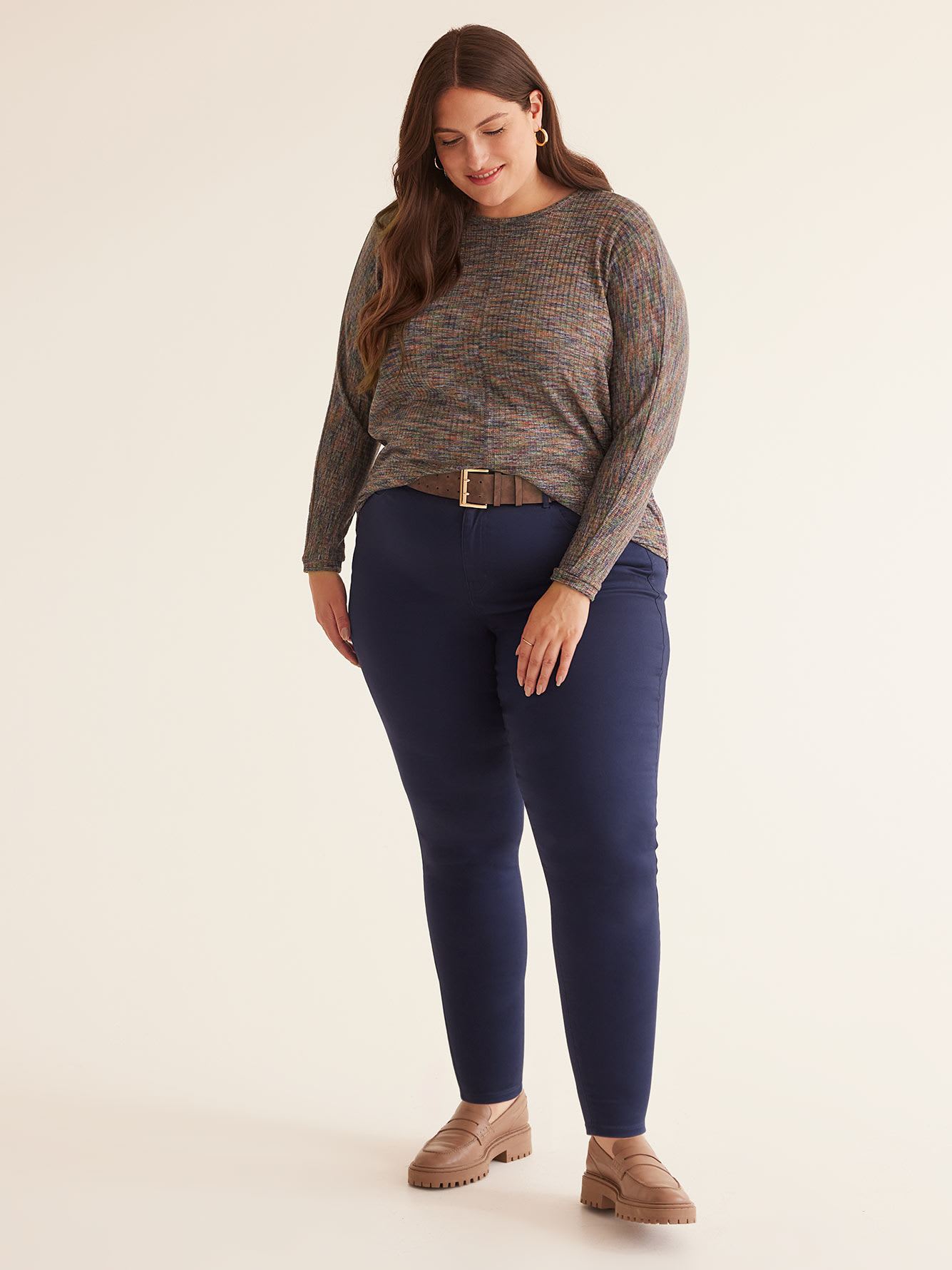 1948-Fit, Skinny-Leg Coloured Denim Legging with Pockets - d/C JEANS