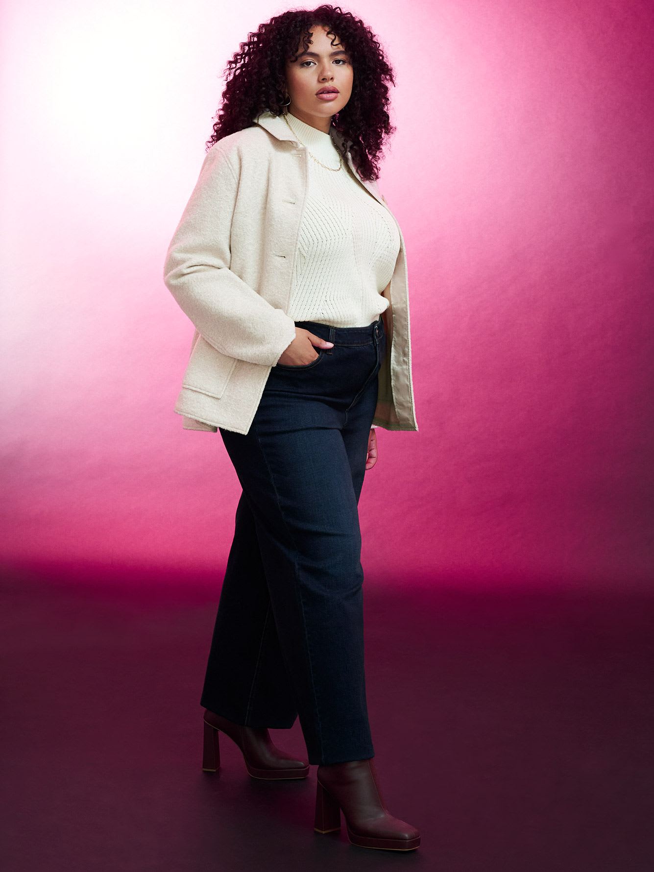 Responsible, High-Waisted Ultra Wide-Leg Jeans - Addition Elle