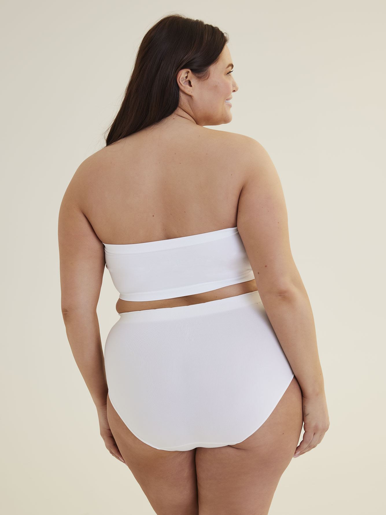 Seamless Bandeau, White - ti VOGLIO