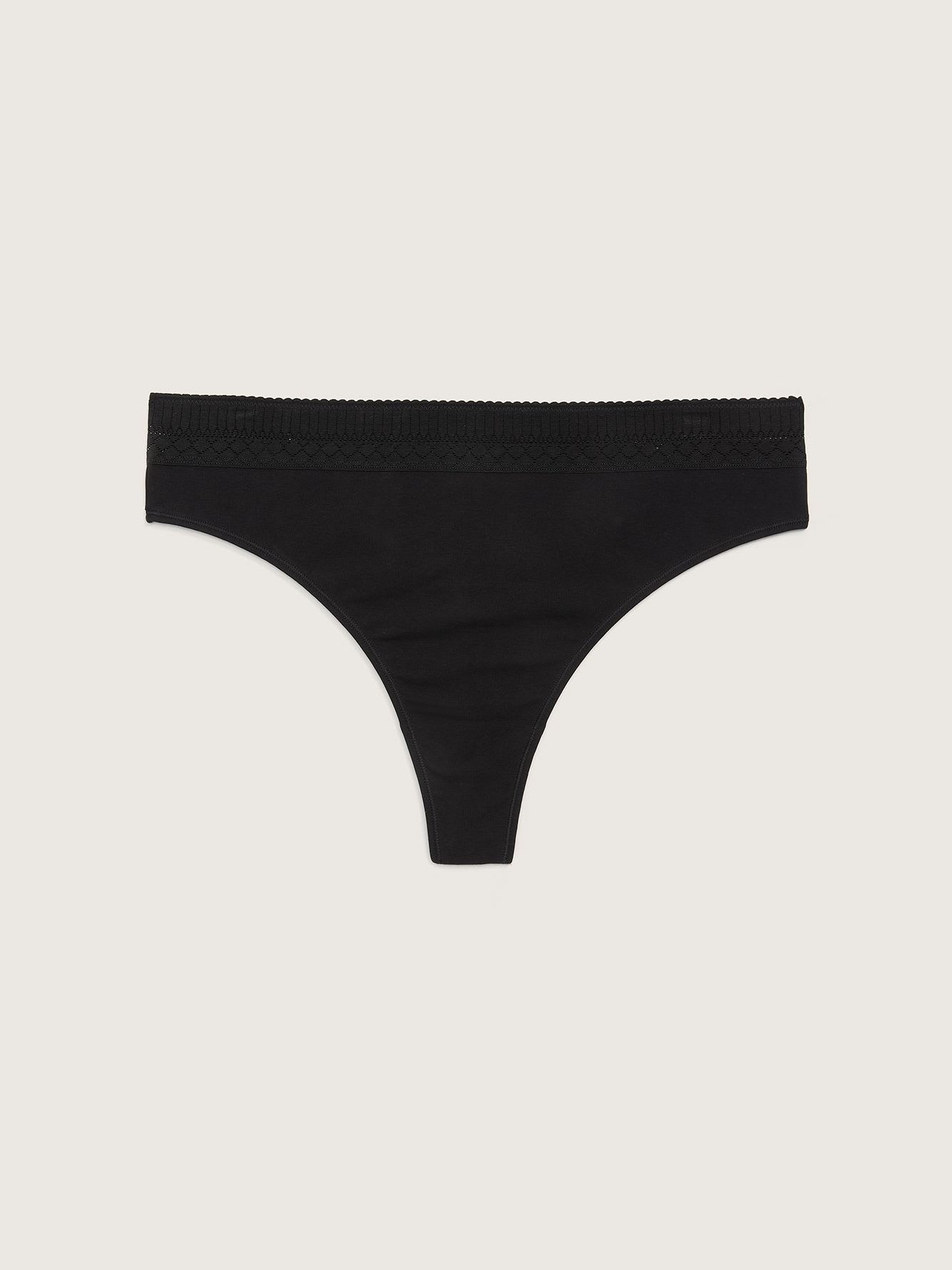 Wide Lace Thong - ti VOGLIO
