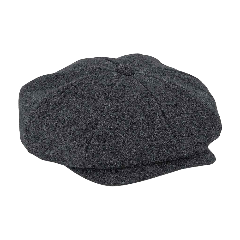 Beechfield - Unisex Adult Baker Boy Melton Wool Cap