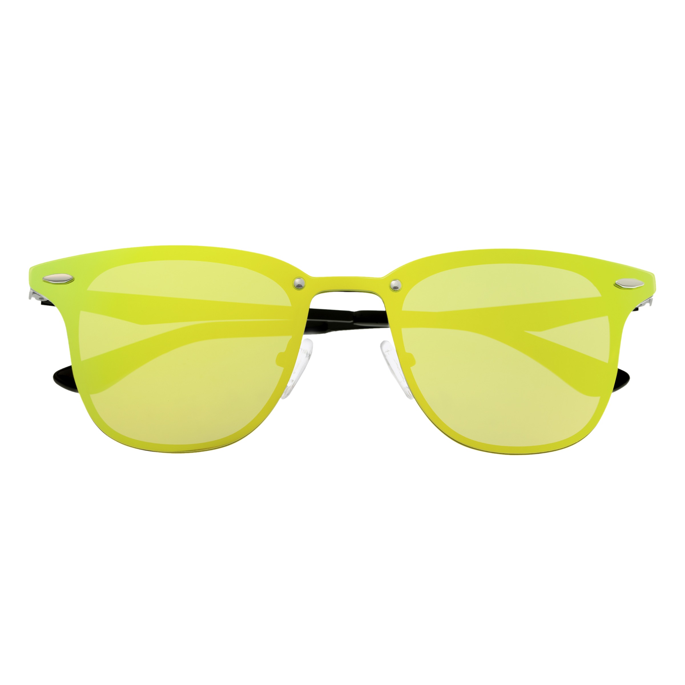 Sixty One - Infinity Polarized Sunglasses - Gold/Pink-Celeste