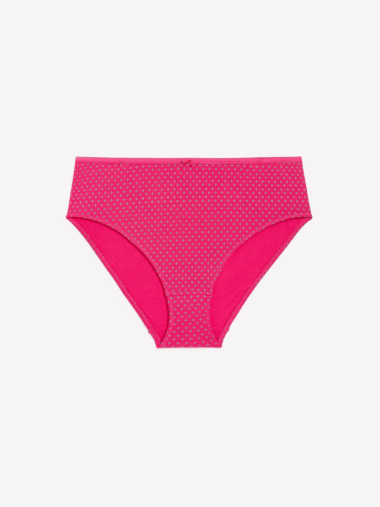 Diamond Printed Cotton High-Cut Brief - ti Voglio