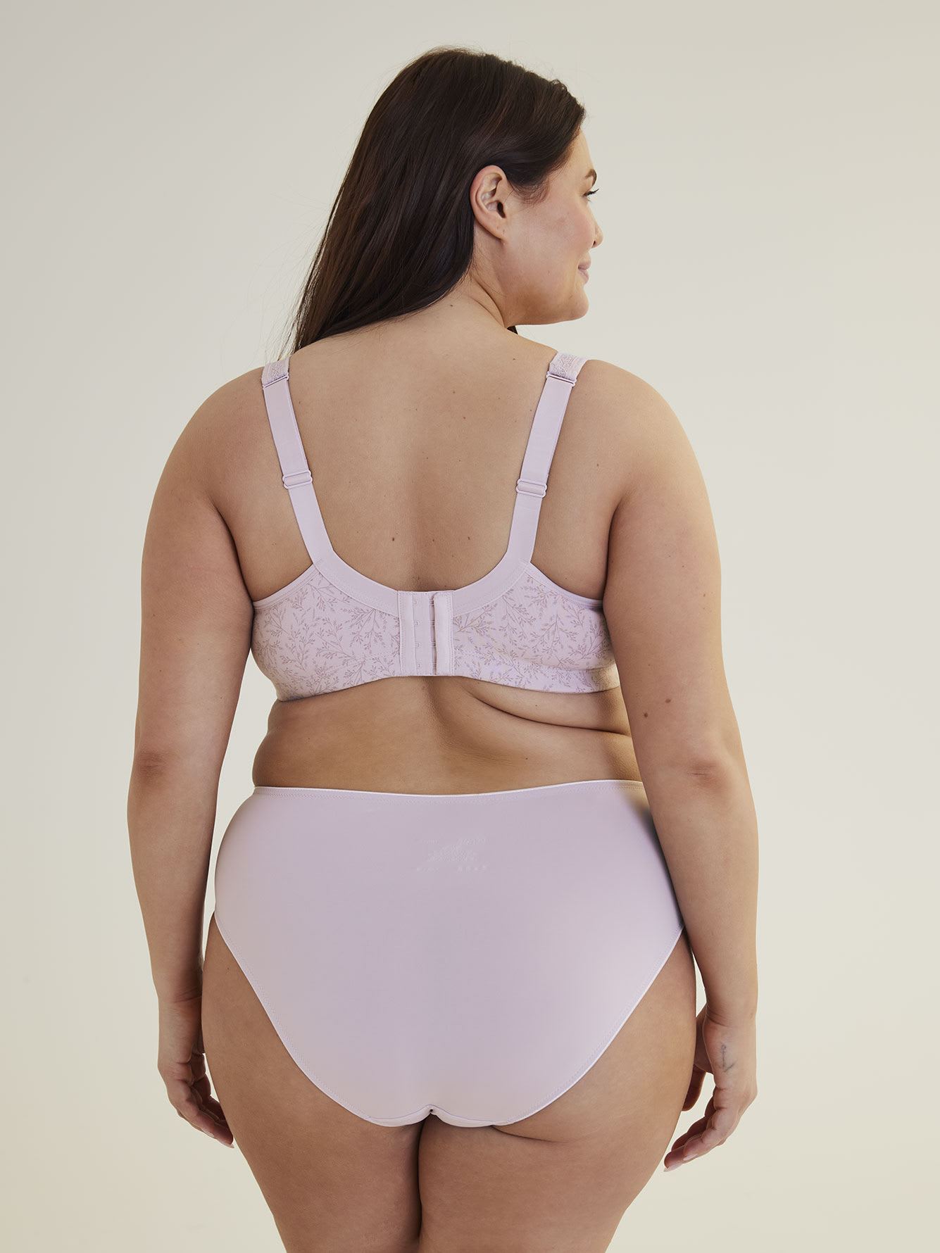 Printed Cotton Soft Cup Wireless Bra with Lace Trims - ti VOGLIO