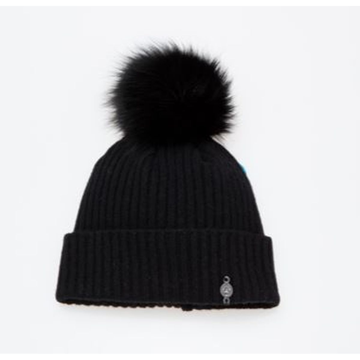 Harricana - Recycled Cashmere Beanie W Upcycled Fur Pom