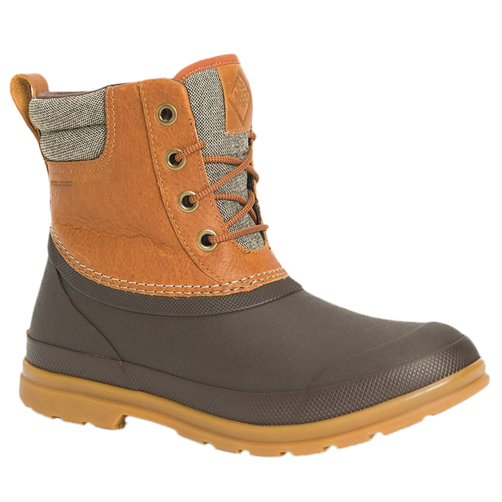Muck Boots - Womens/Ladies Originals Duck Lace Leather Galoshes