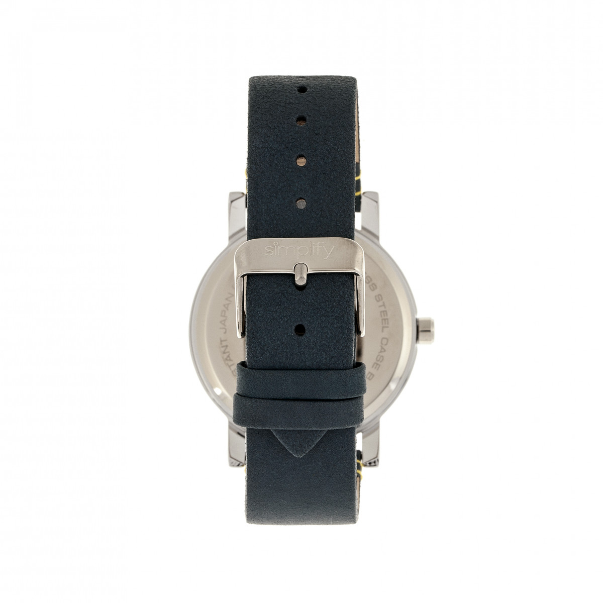 Simplify - The 5300 Leather-Band Watch w/Date - Gold/Brown
