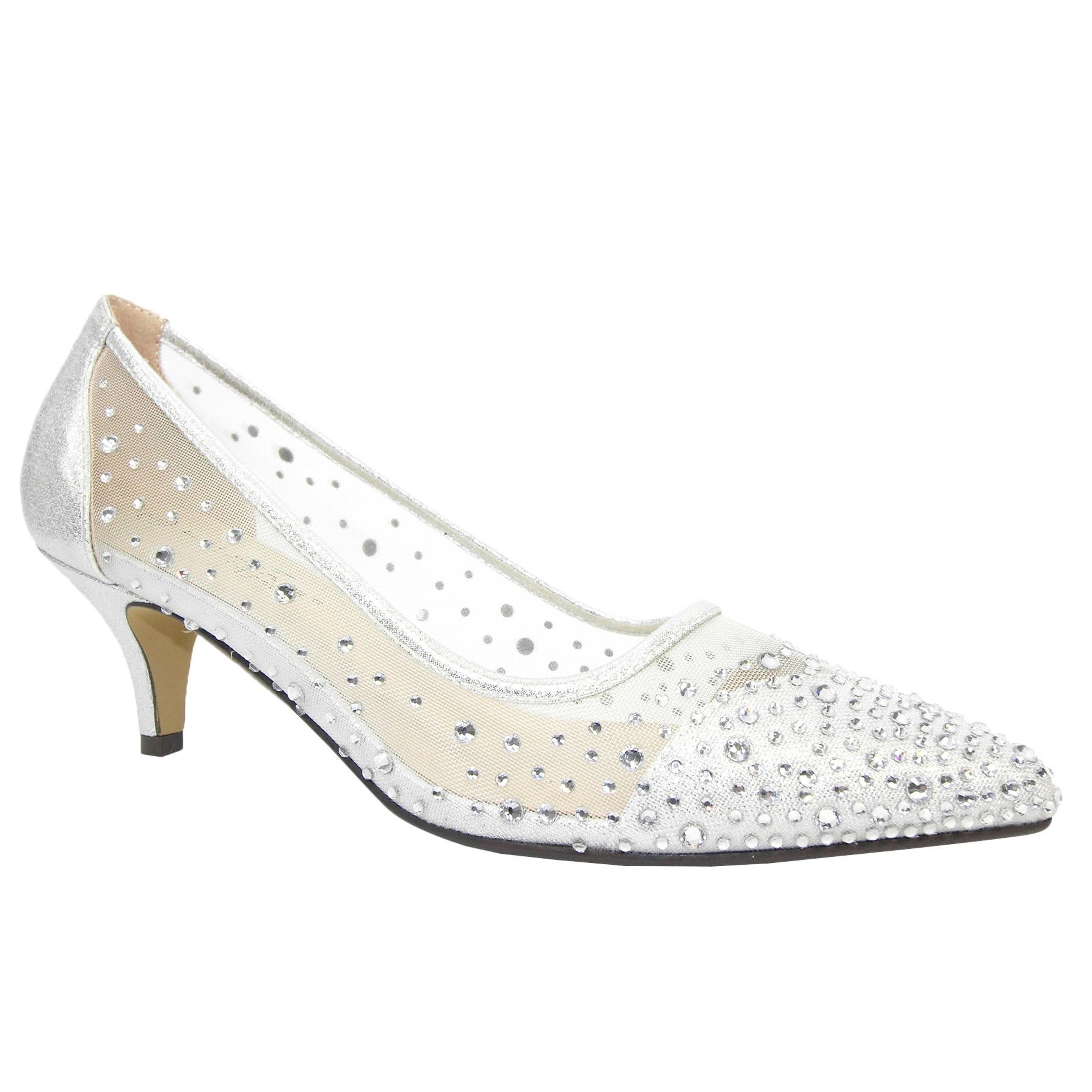 Lunar - Womens/Ladies Alisha Faux Gemstone Court Shoes