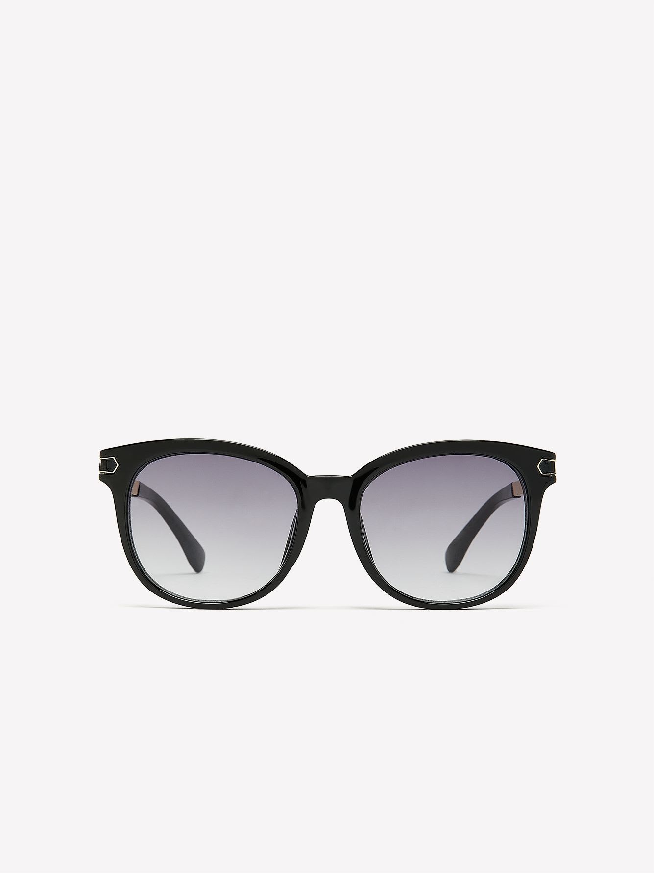 Classic Round Sunglasses with Metal Branches