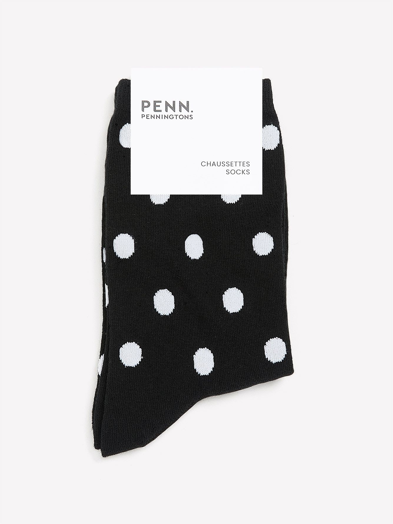 Crew Socks with Polka-Dot Print