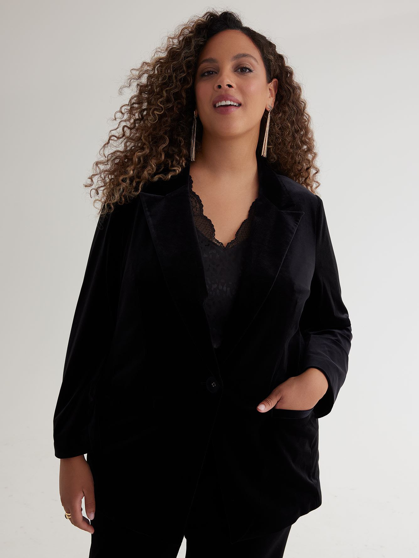 Velvet Blazer