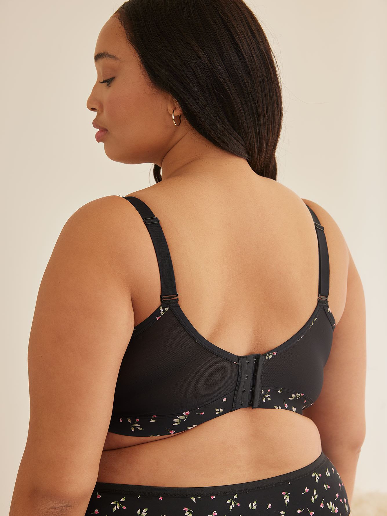 Printed Wireless Padded Lounge Bra - Déesse Collection