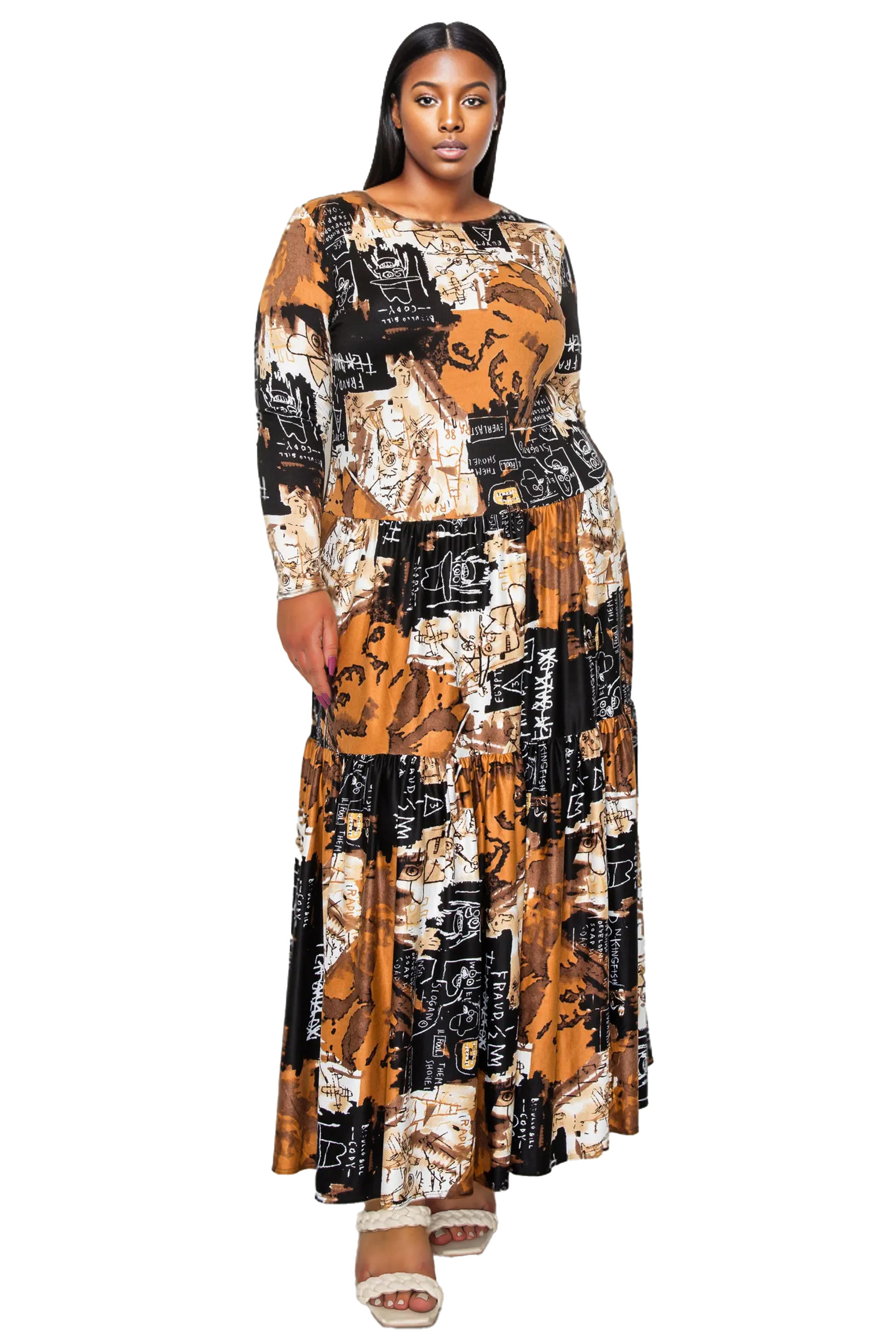 Alayna Tiered Maxi Dress - L I V D