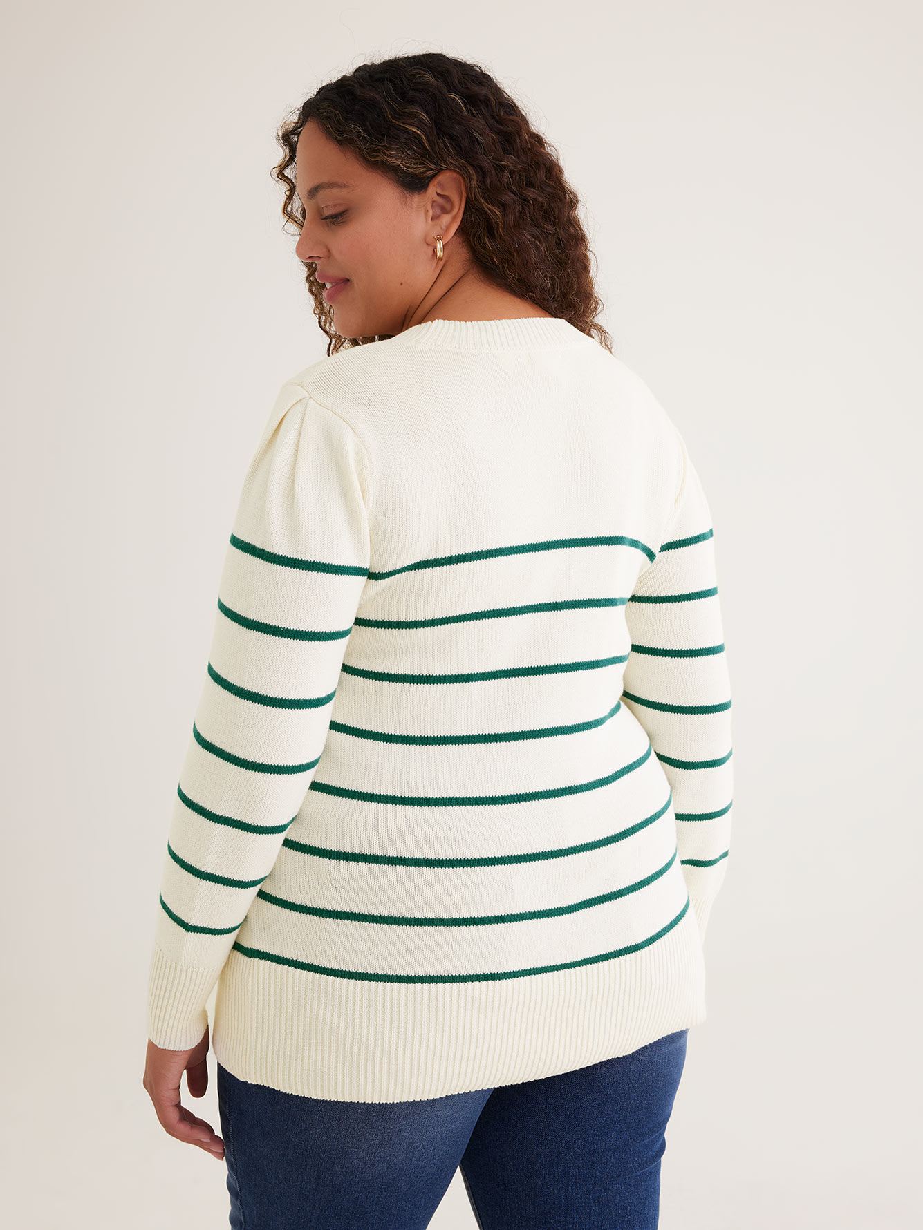 Striped Cotton Sweater