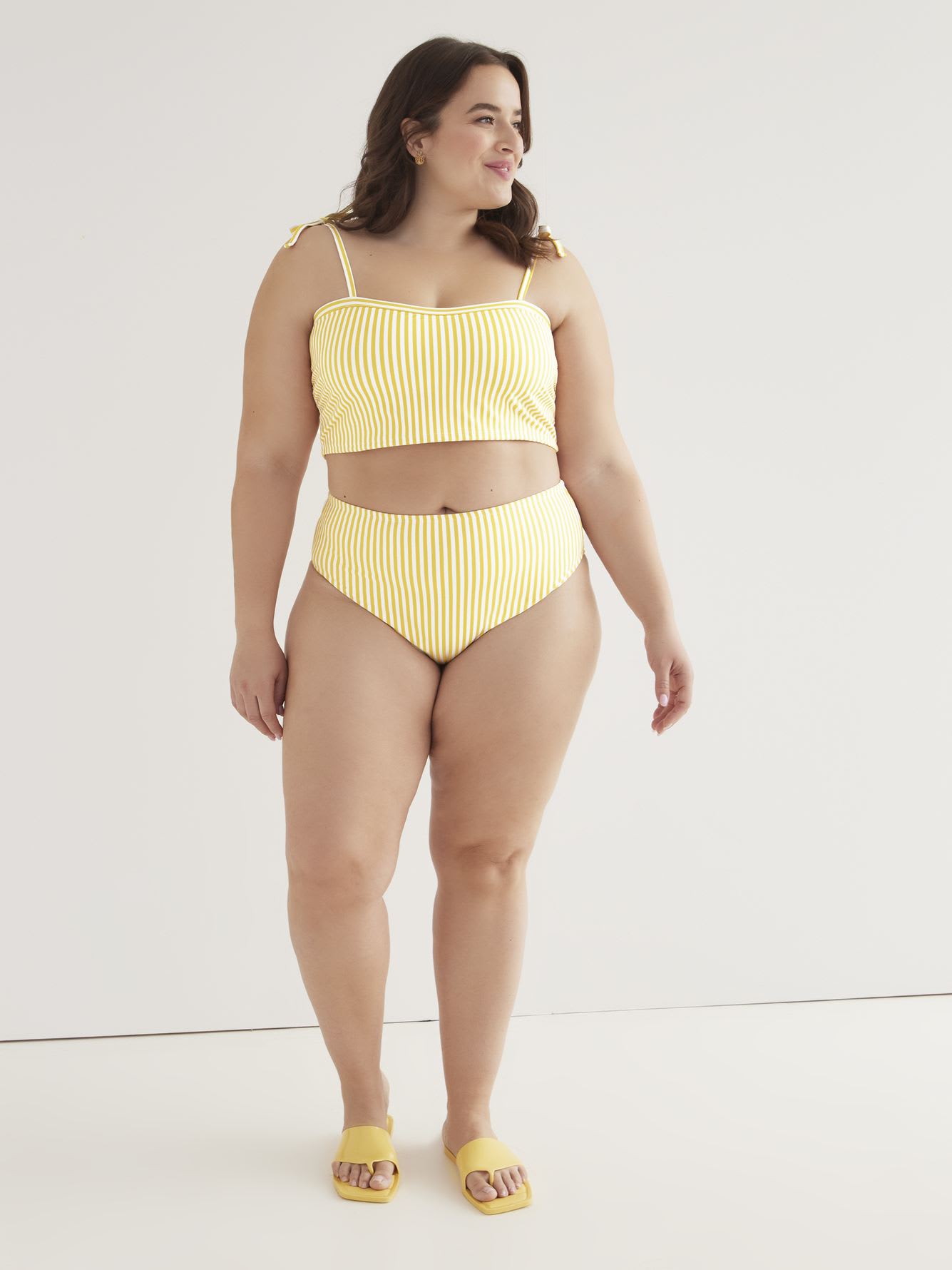 Striped Silvia Bikini Brief - Nana The brand