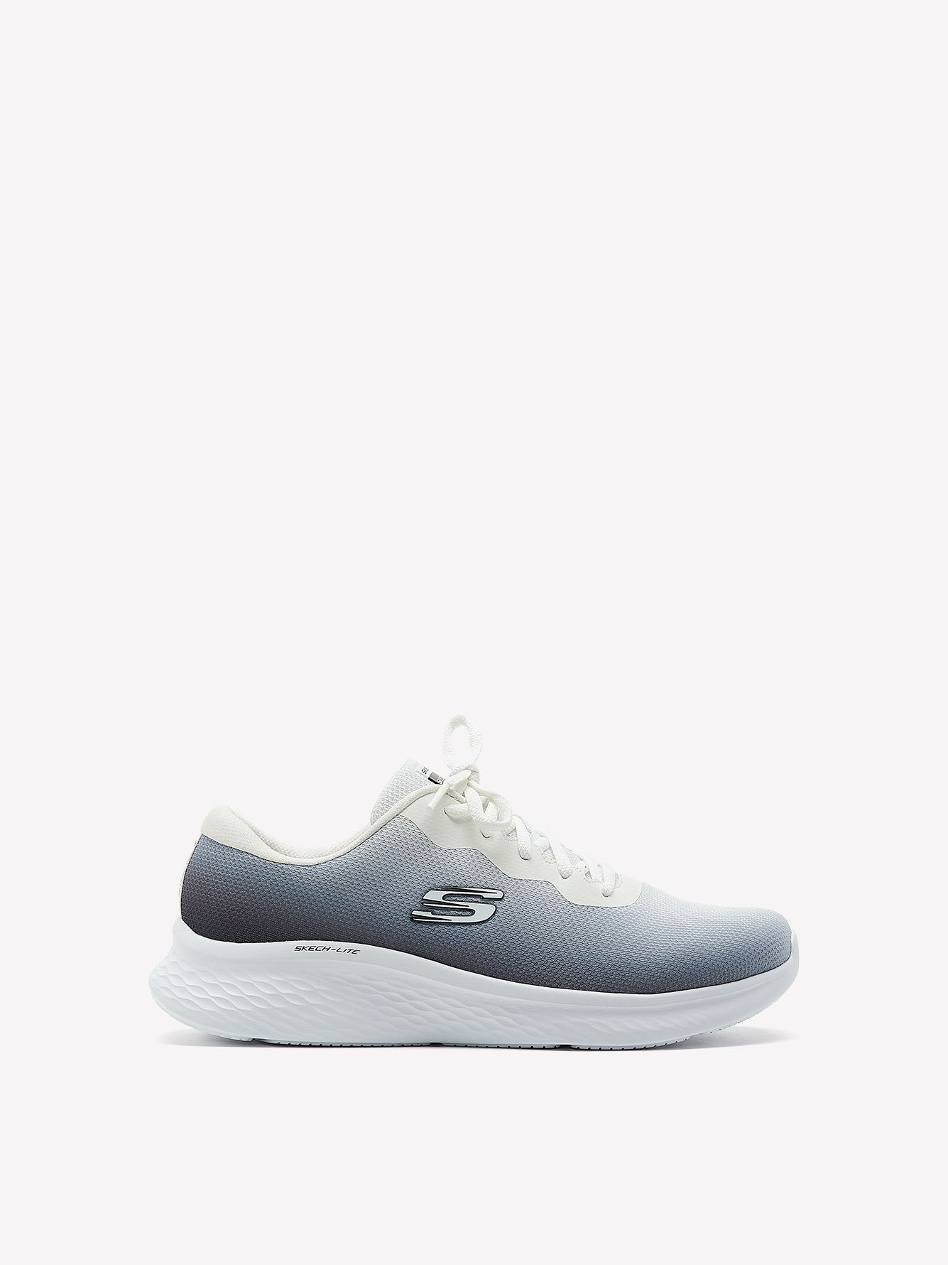 Wide Width, Lace-Up Sneakers in Ombre Mesh with Air-Cooled Memory Foam - Skechers