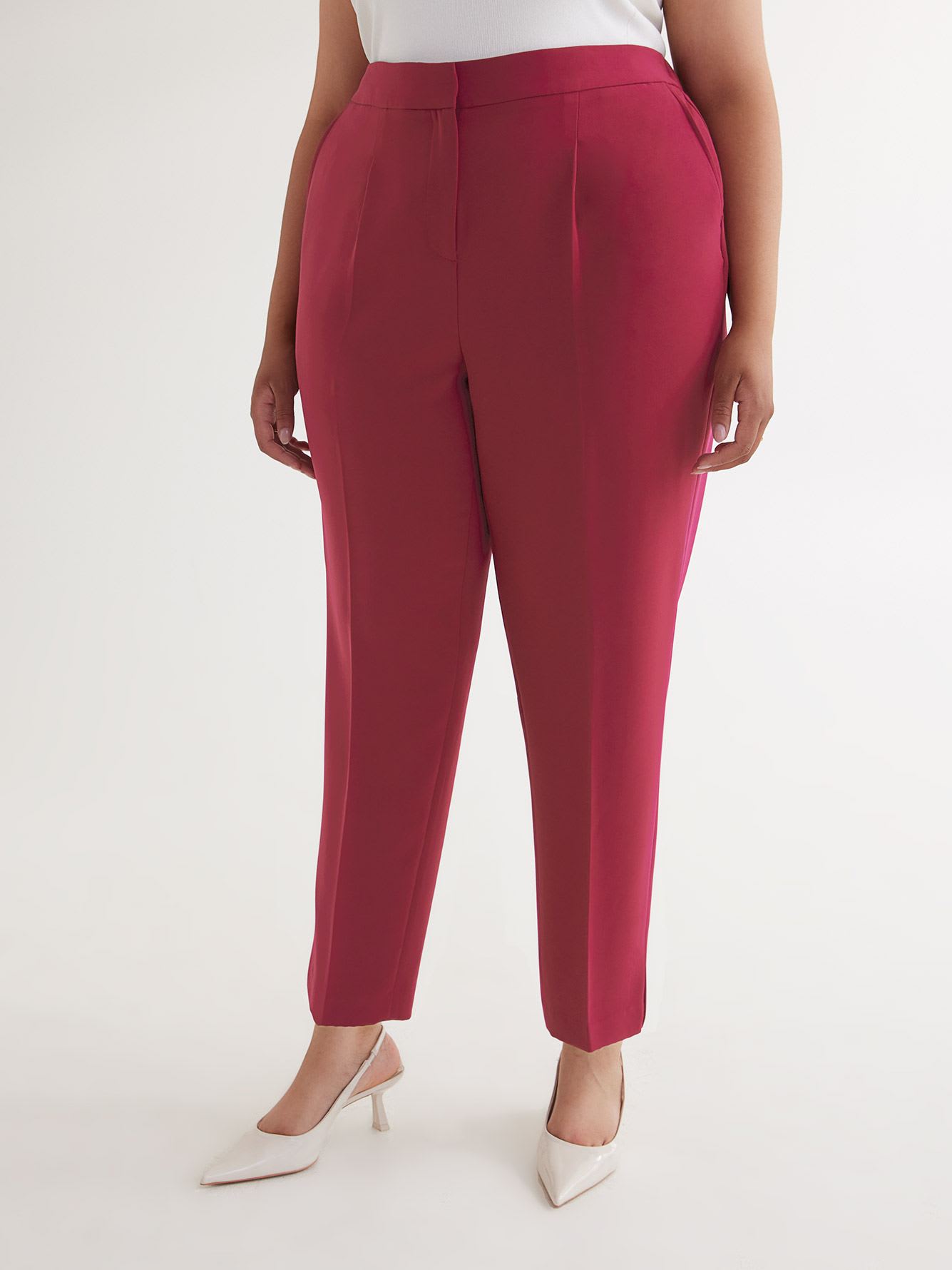 Tapered-Leg City Pant