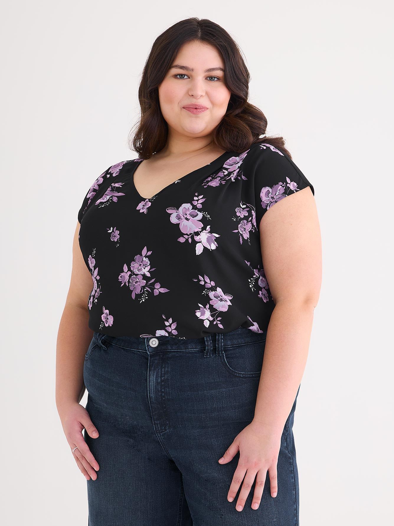 Responsible, Mix-Media A-Line Blouse - PENN. Essentials