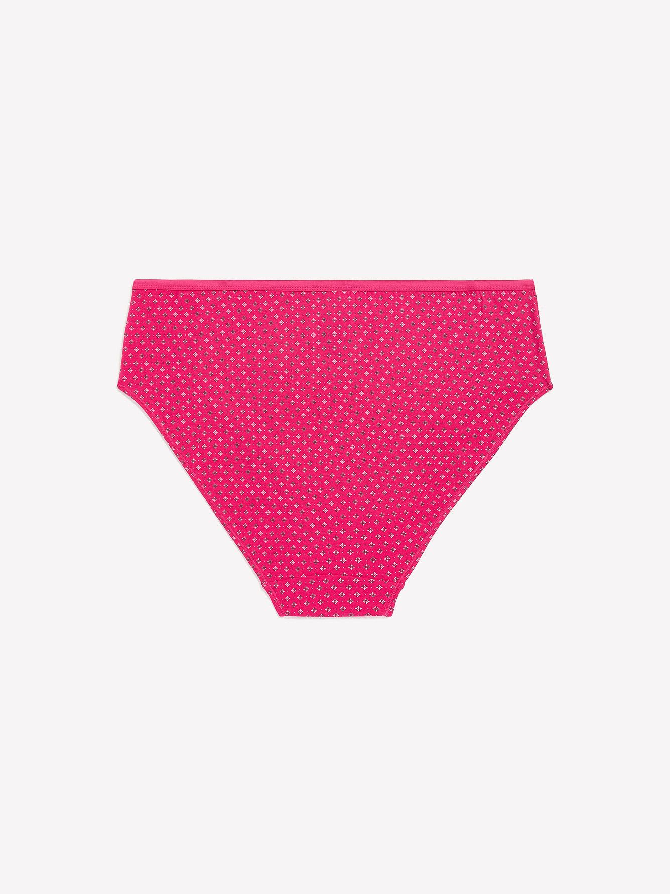 Diamond Printed Cotton High-Cut Brief - ti Voglio