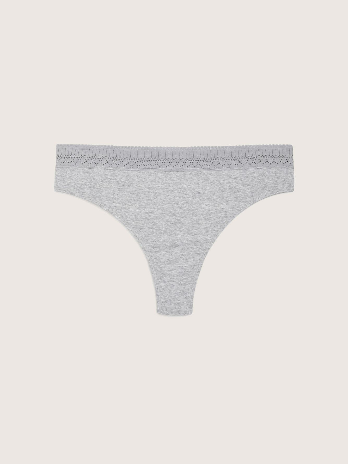 Heather Wide Lace Thong - ti VOGLIO