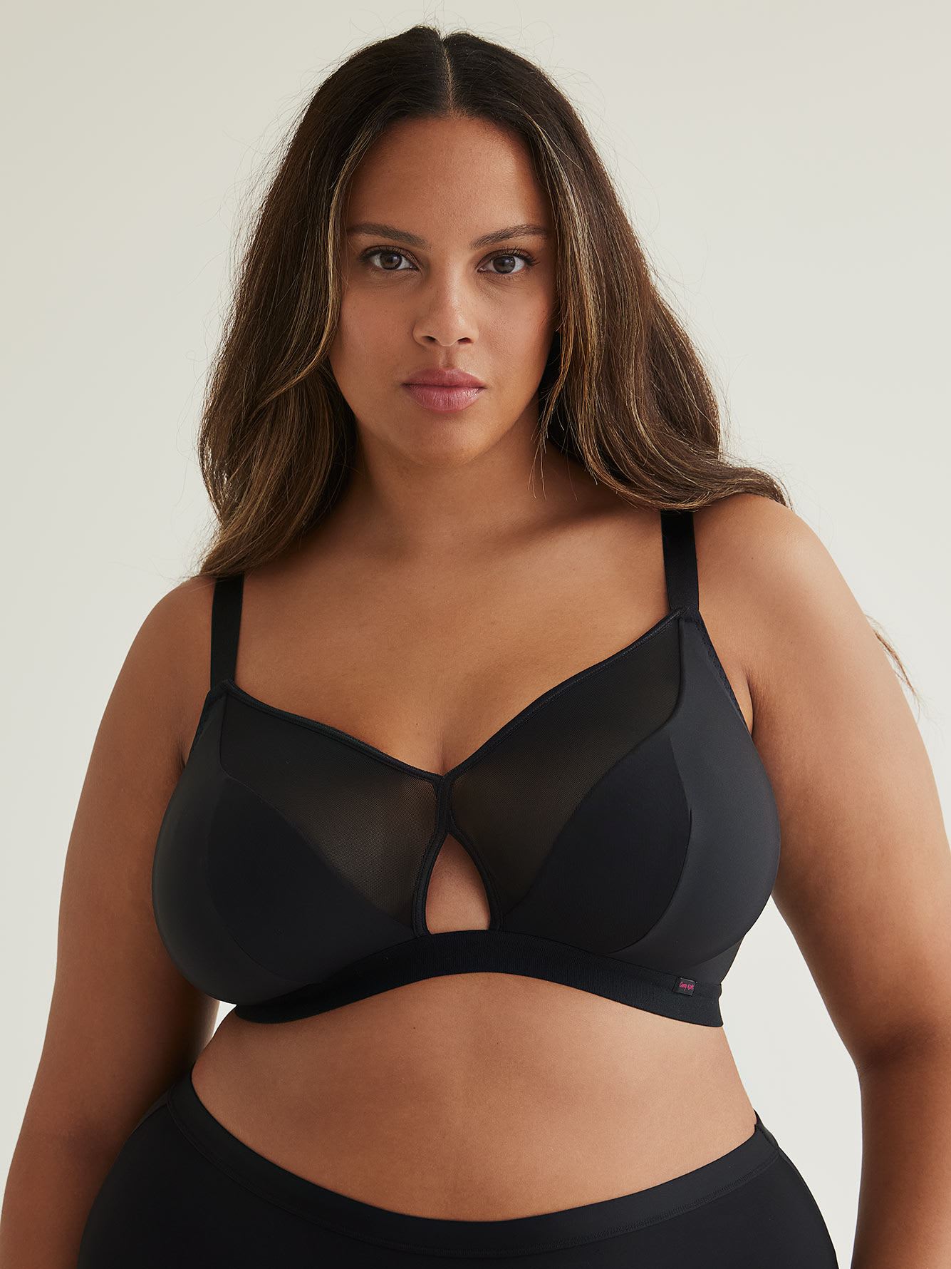Wireless Mesh and Microfibre Bralette - Curvy Kate