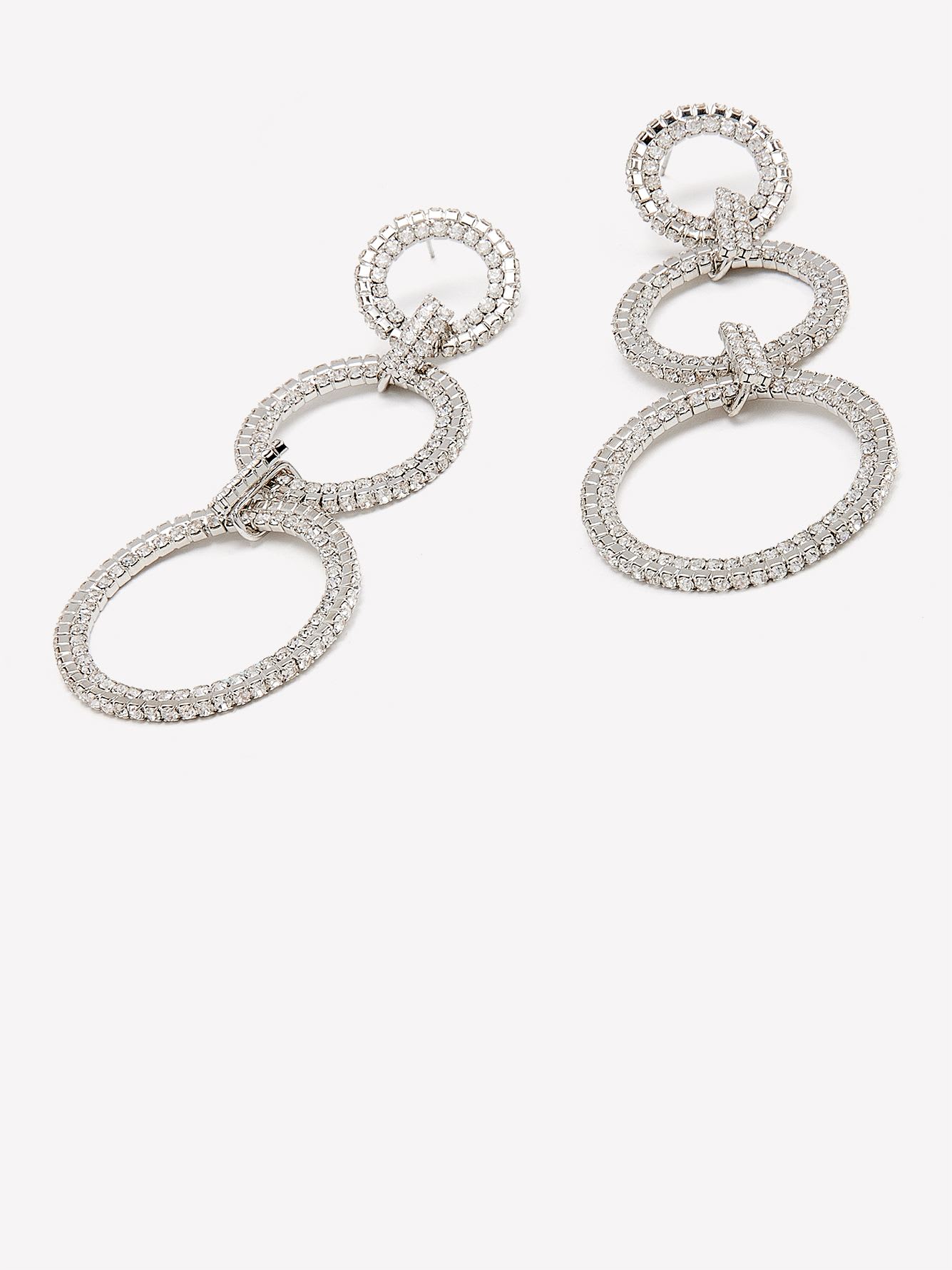 Triple Hoop Drop Earrings - Addition Elle