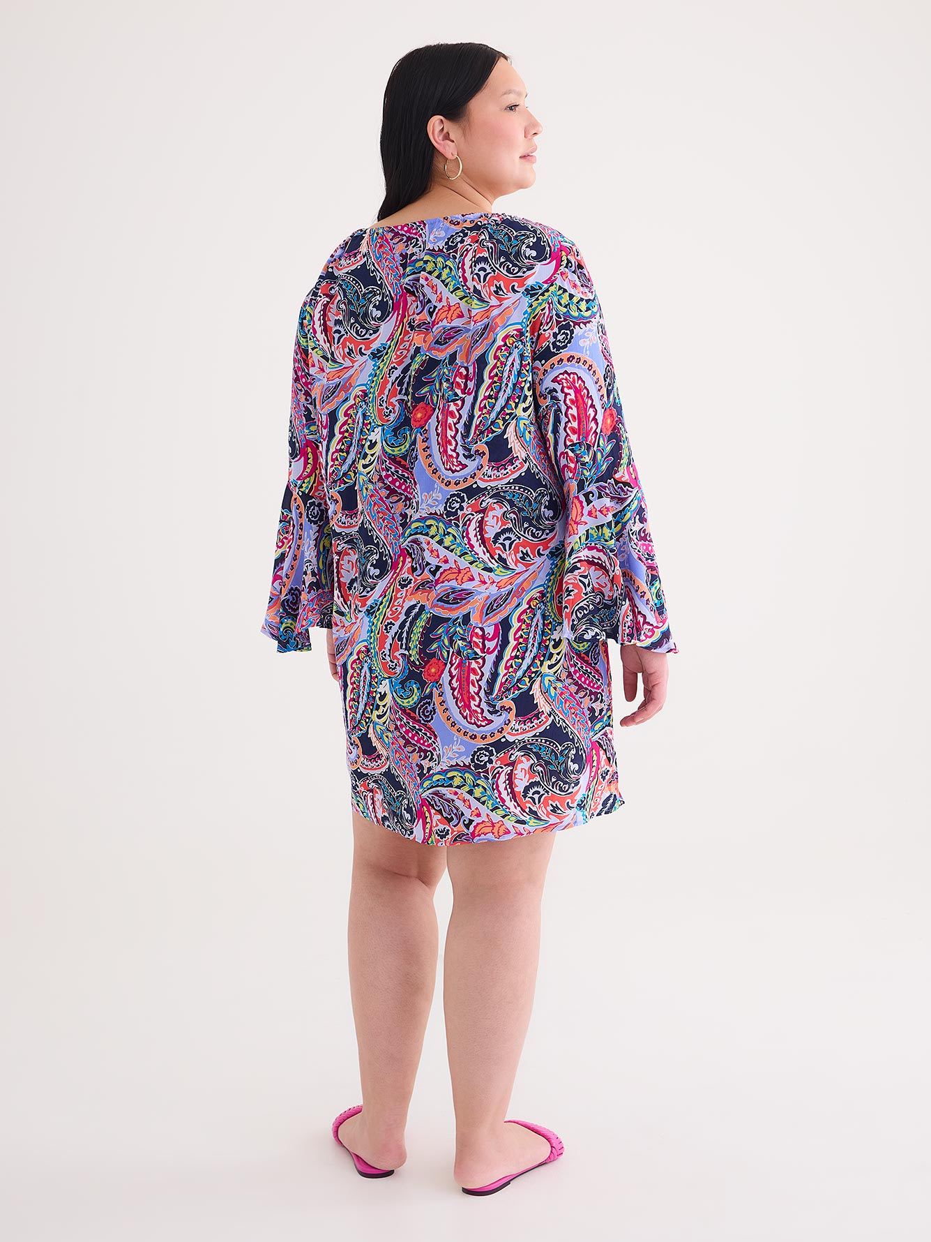 Bell Sleeve Cover-Up Swim Tunic - Anne Cole