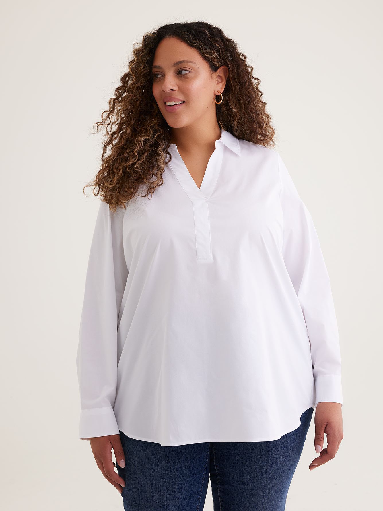 Poplin Popover Shirt