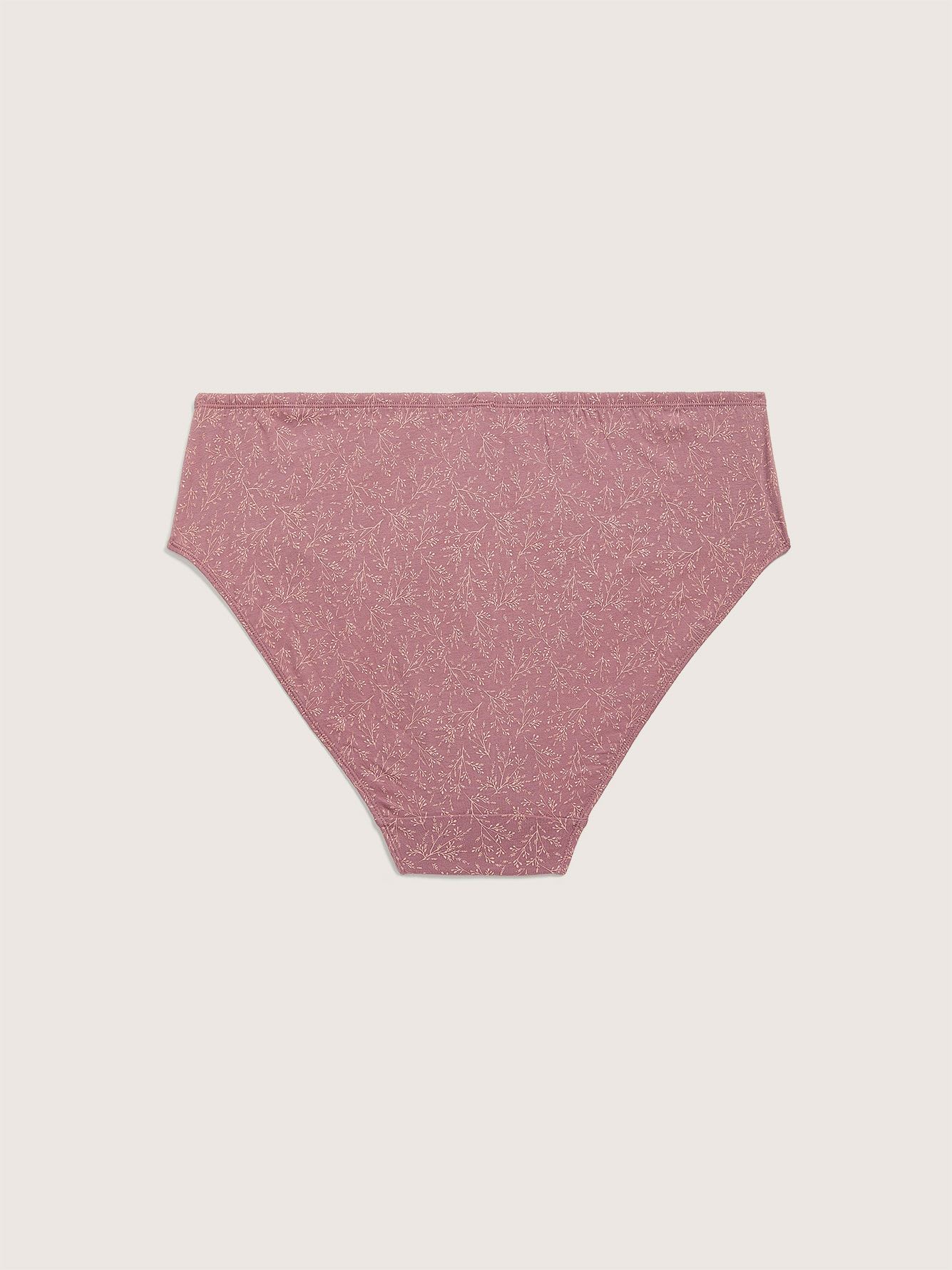 Printed High-Cut Brief with Bow - ti Voglio
