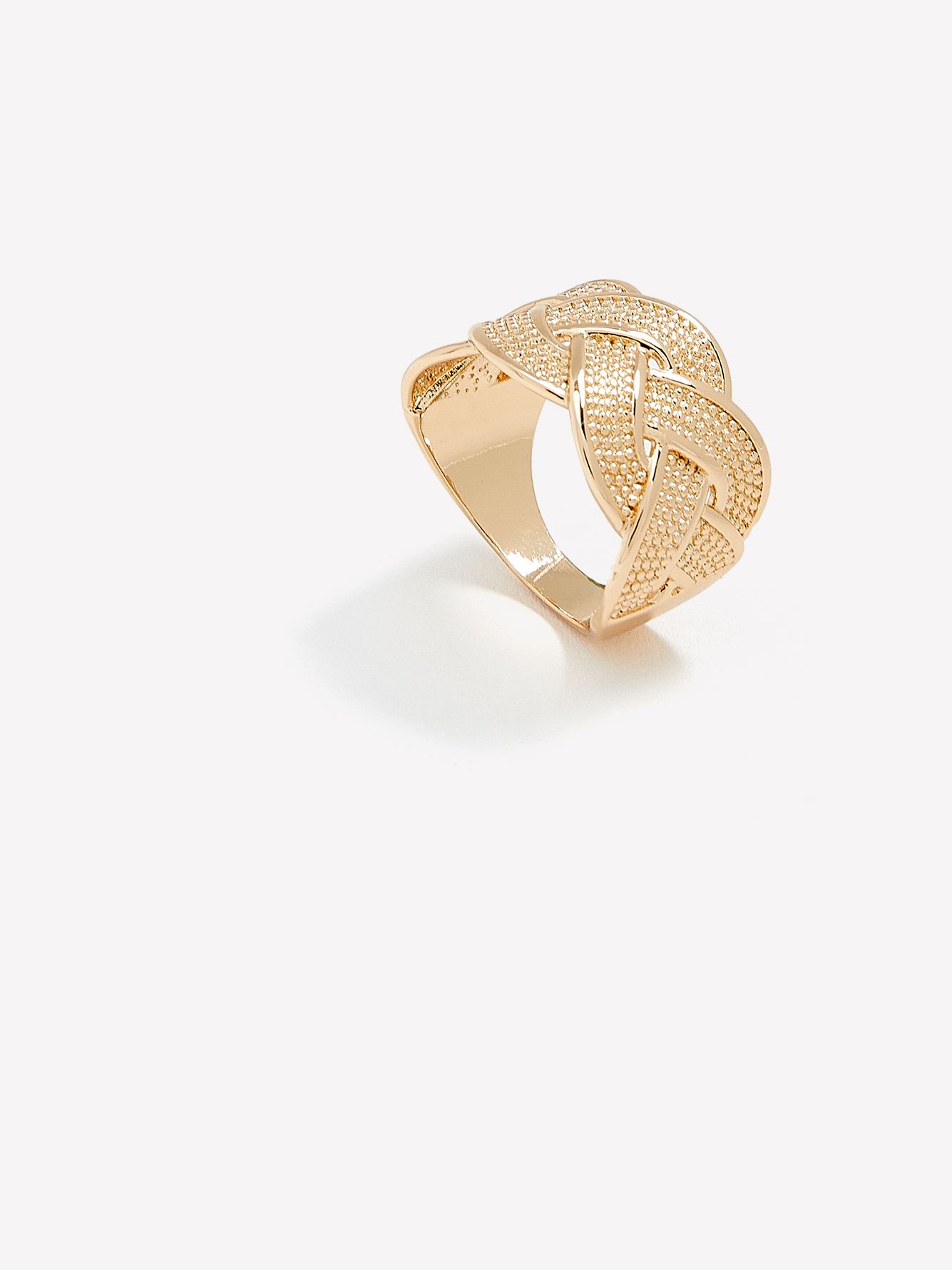 Golden Braided Ring
