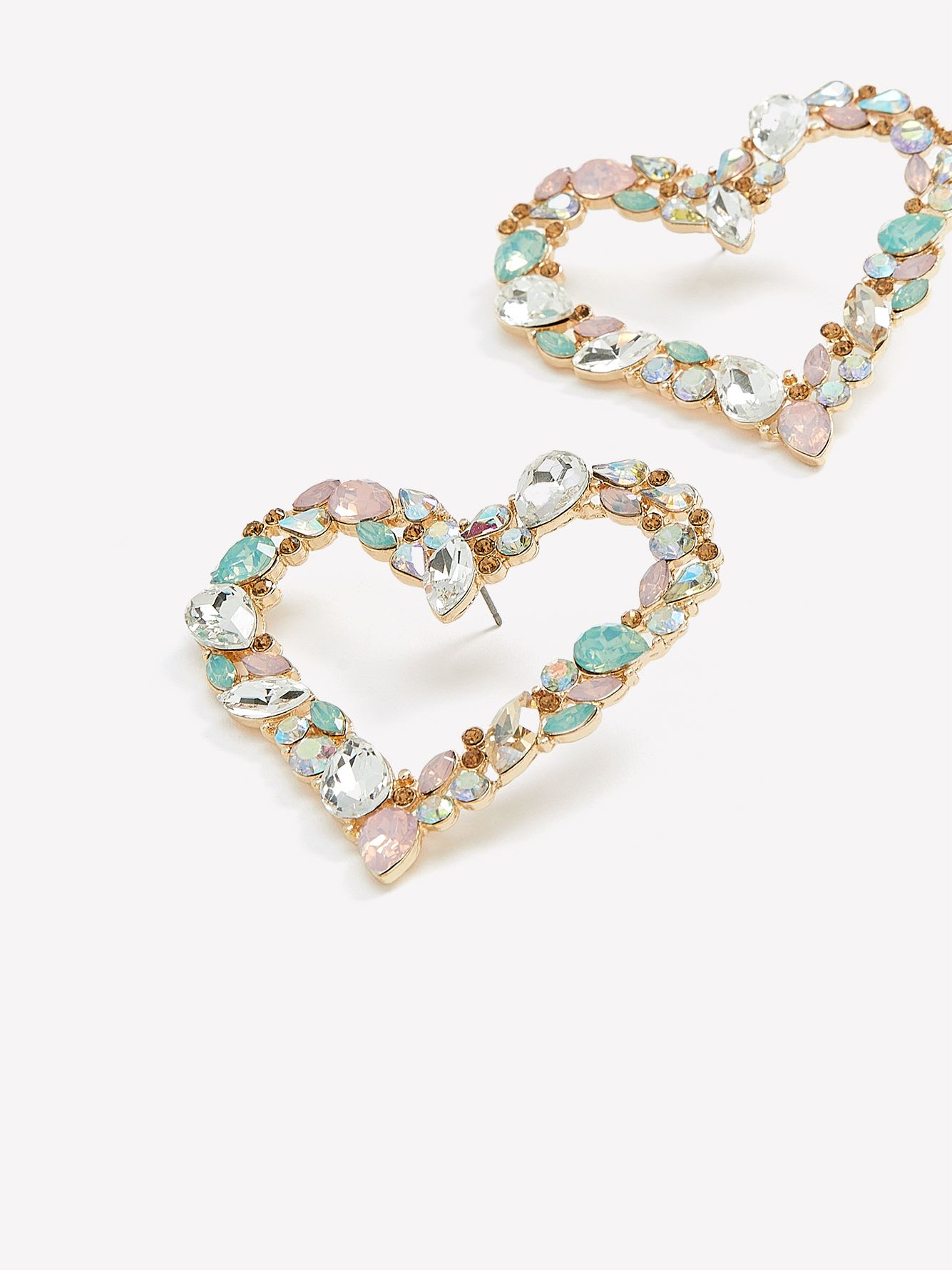 Oversized Heart-Shaped Earrings - Addition Elle