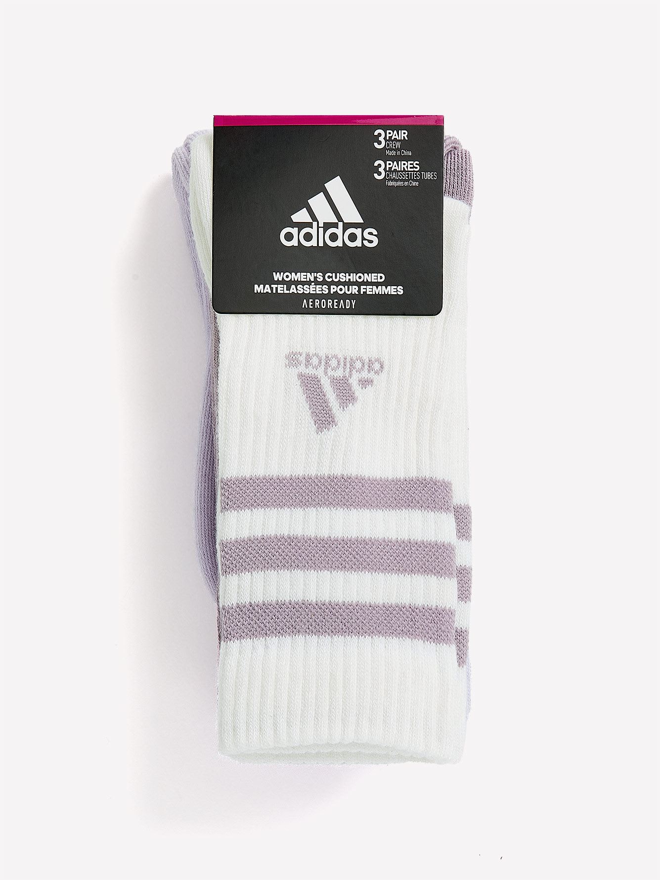 3-Stripes Crew Socks, pack of 3 - adidas