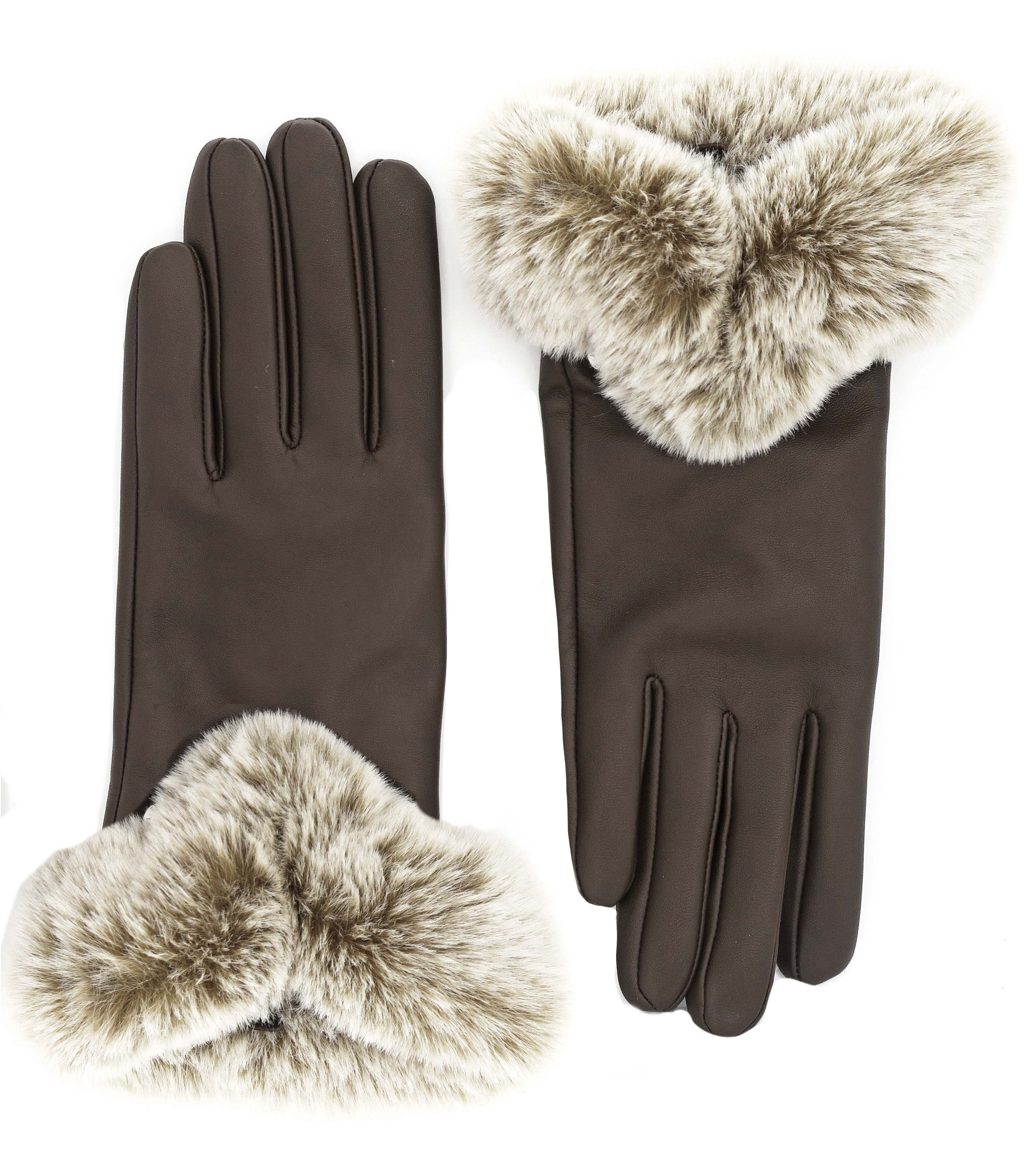 CR Ladies - Glove with Luxurious Faux Fur Cuff