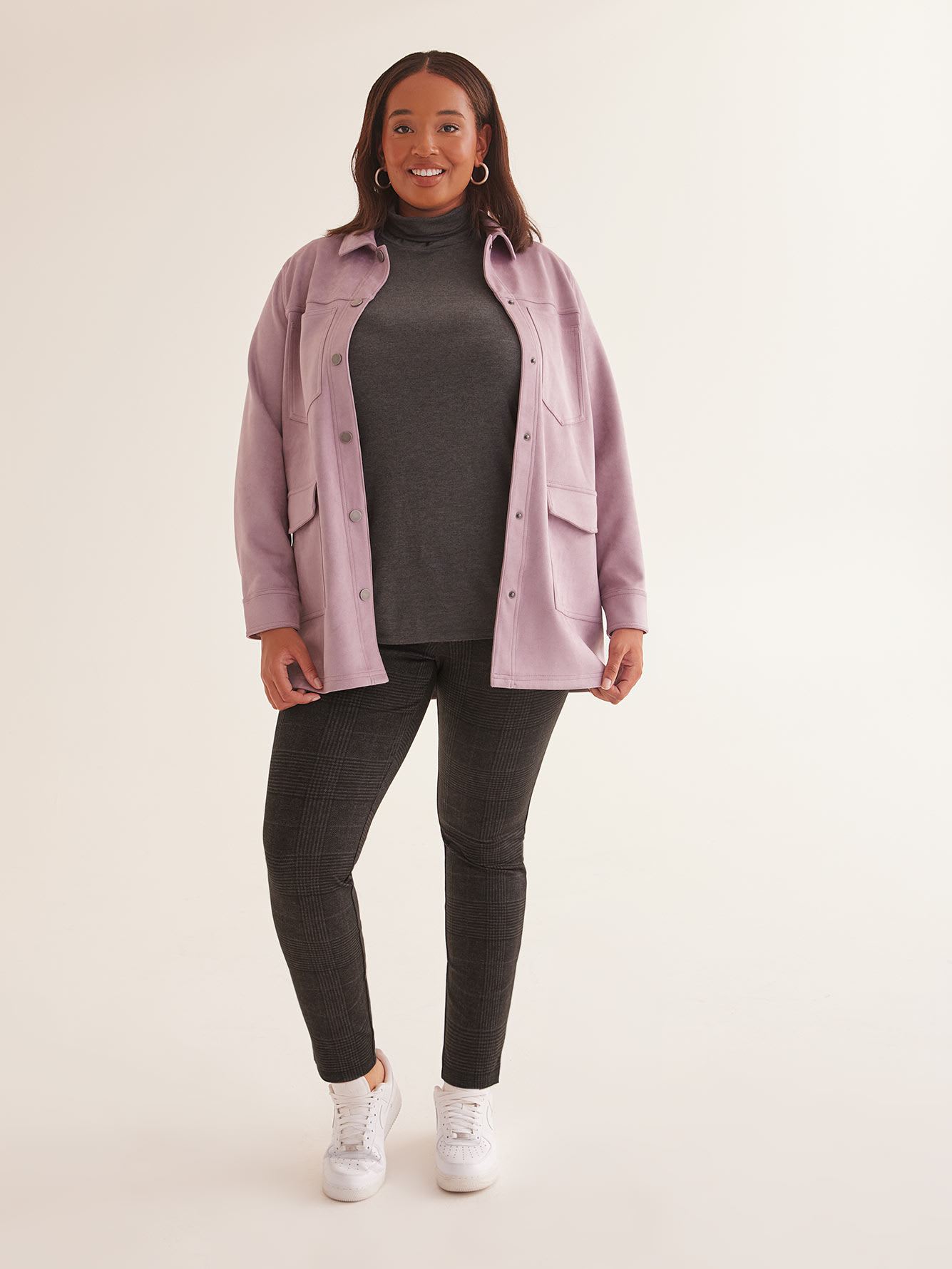 Plaid Ponte de Roma Fashion Legging - PENN. Essentials