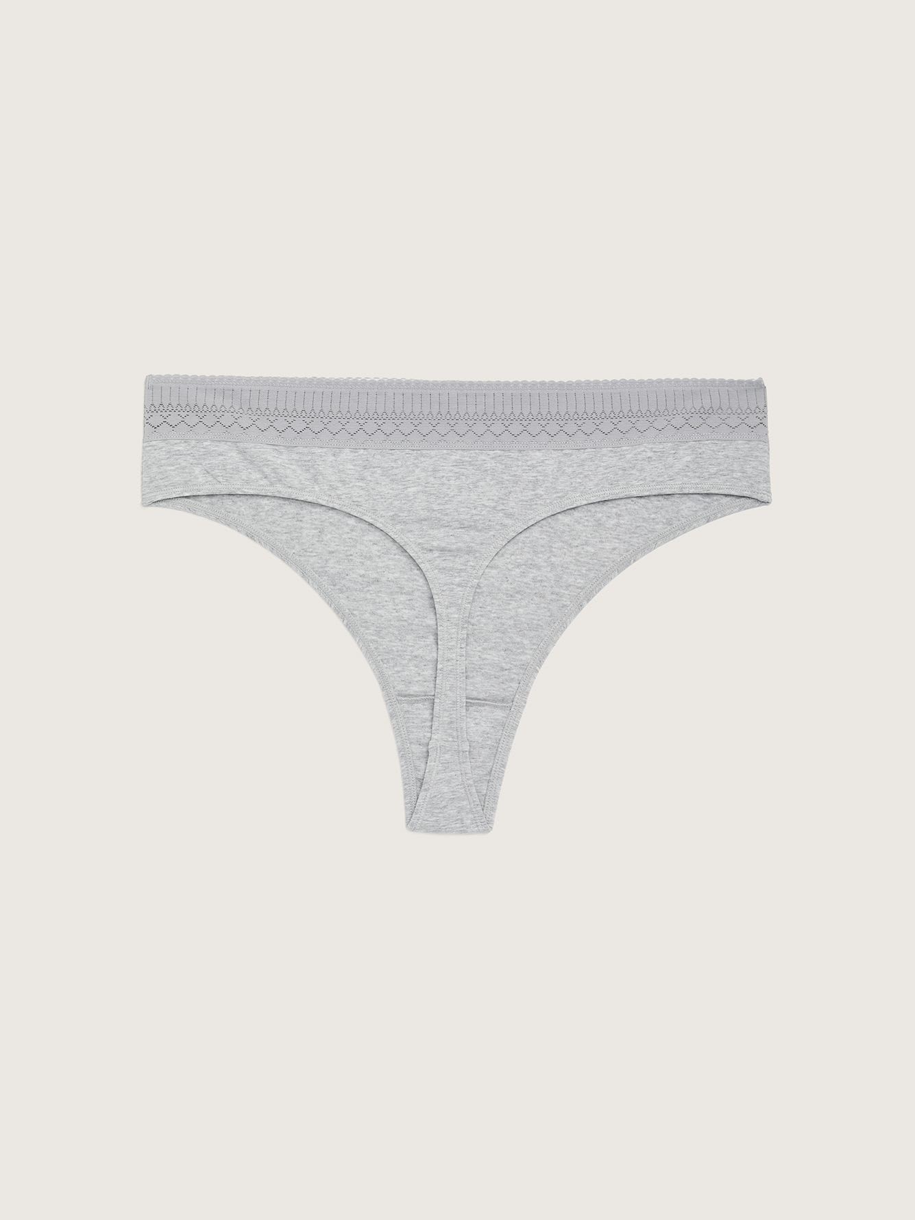 Heather Wide Lace Thong - ti VOGLIO