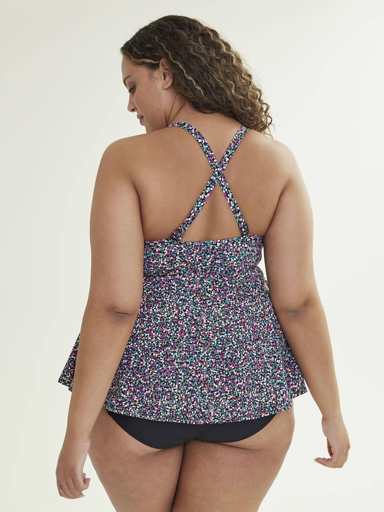 Printed Swing Tankini Top